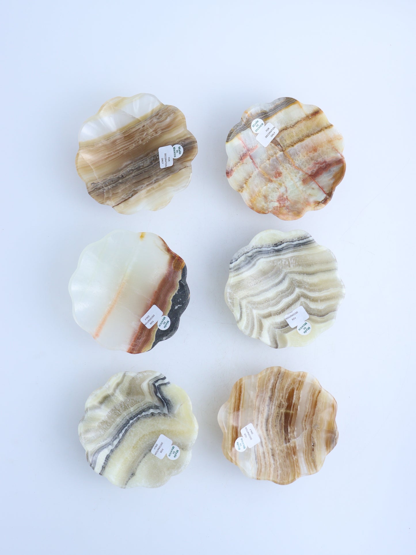 Onyx Margarita Plates - Expert Wholesale and Supplier of Wholesale Crystals & Bulk Gemstones, ["Bowls","Mexico","onyx"]