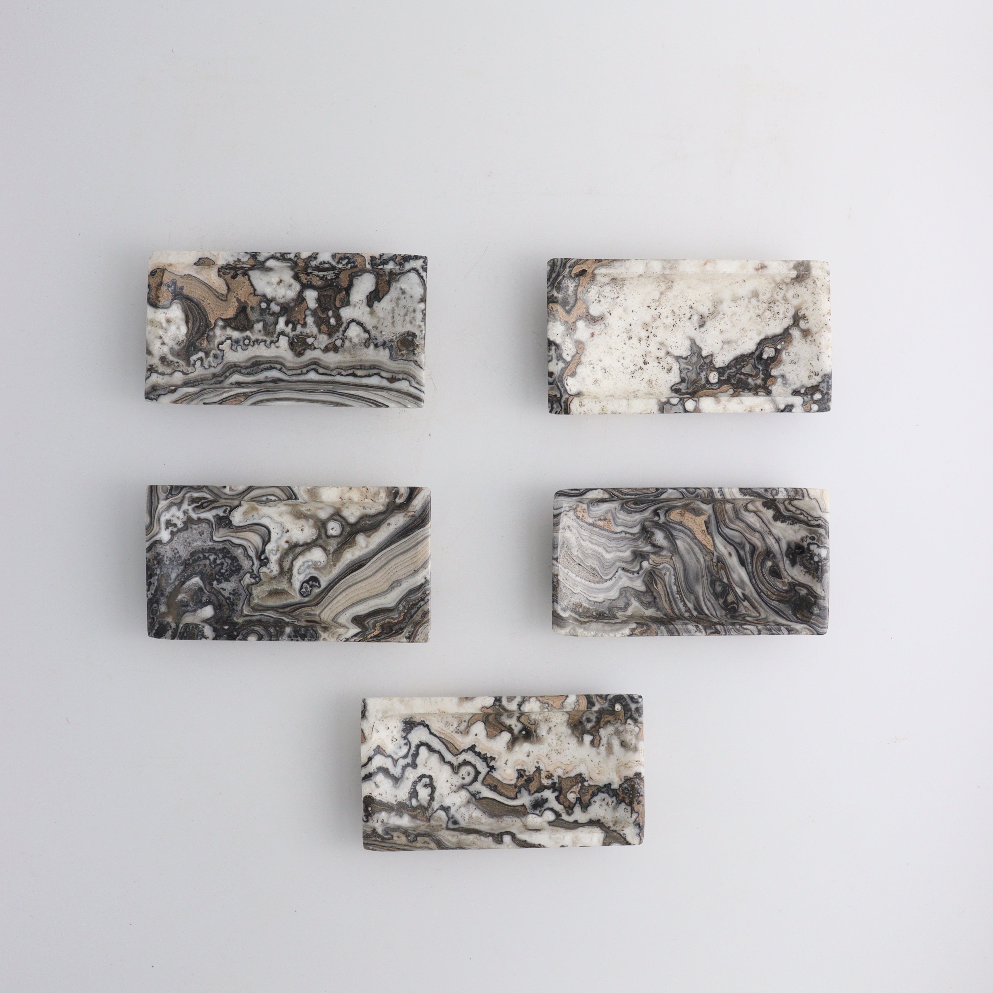 Zebra Onyx Rectangle Plate – Mi Esperanza Minerals