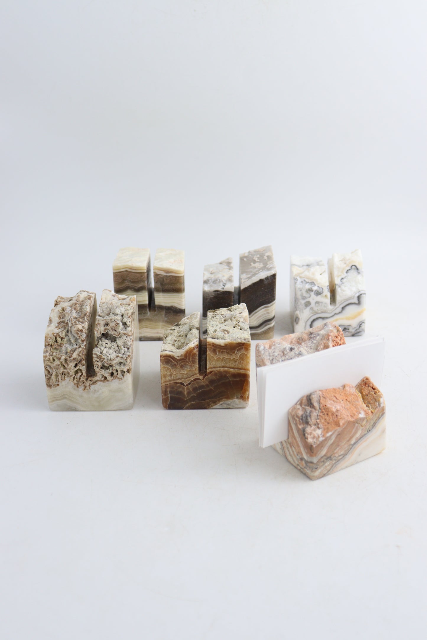 Onyx Rustic Card Holders - Expert Wholesale and Supplier of Wholesale Crystals & Bulk Gemstones, ["card holder","Mexico","onyx"]