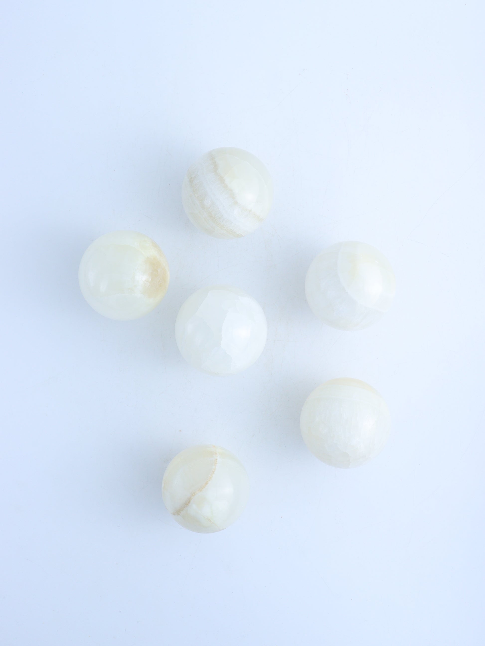 Onyx Spheres (Set of 6) - Expert Wholesale and Supplier of Wholesale Crystals & Bulk Gemstones, ["Mexico","onyx","Spheres"]