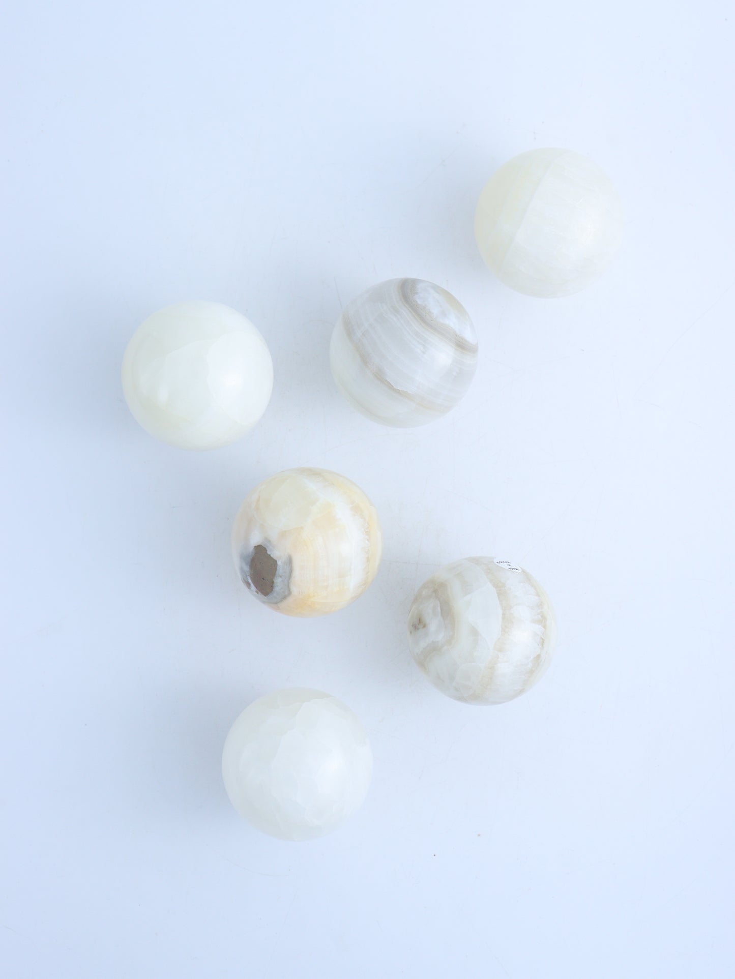 Onyx Spheres (Set of 6) - Expert Wholesale and Supplier of Wholesale Crystals & Bulk Gemstones, ["Mexico","onyx","Spheres"]