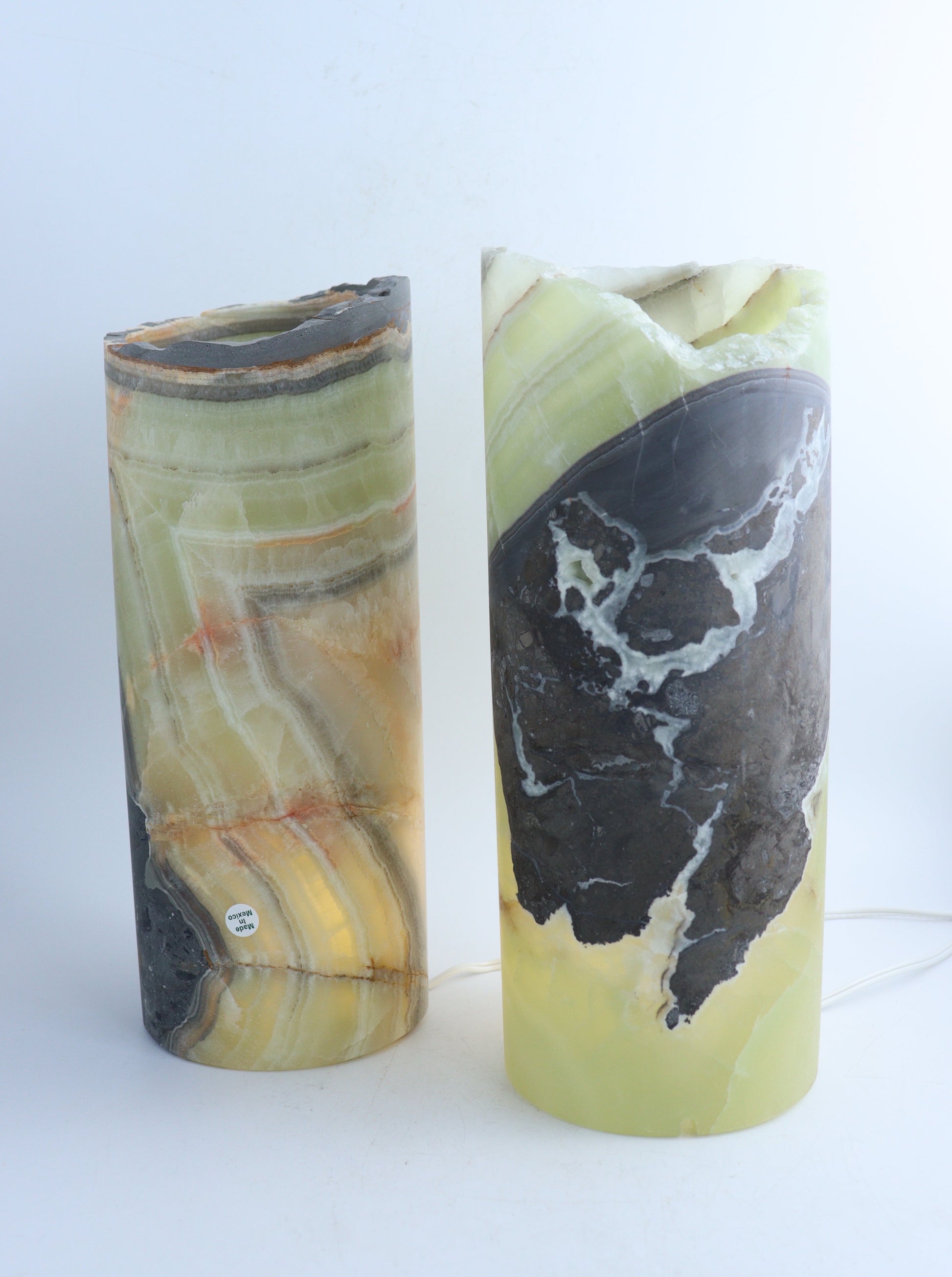 Onyx/Marble Lamp Set of 2 - Mi Esperanza Minerals