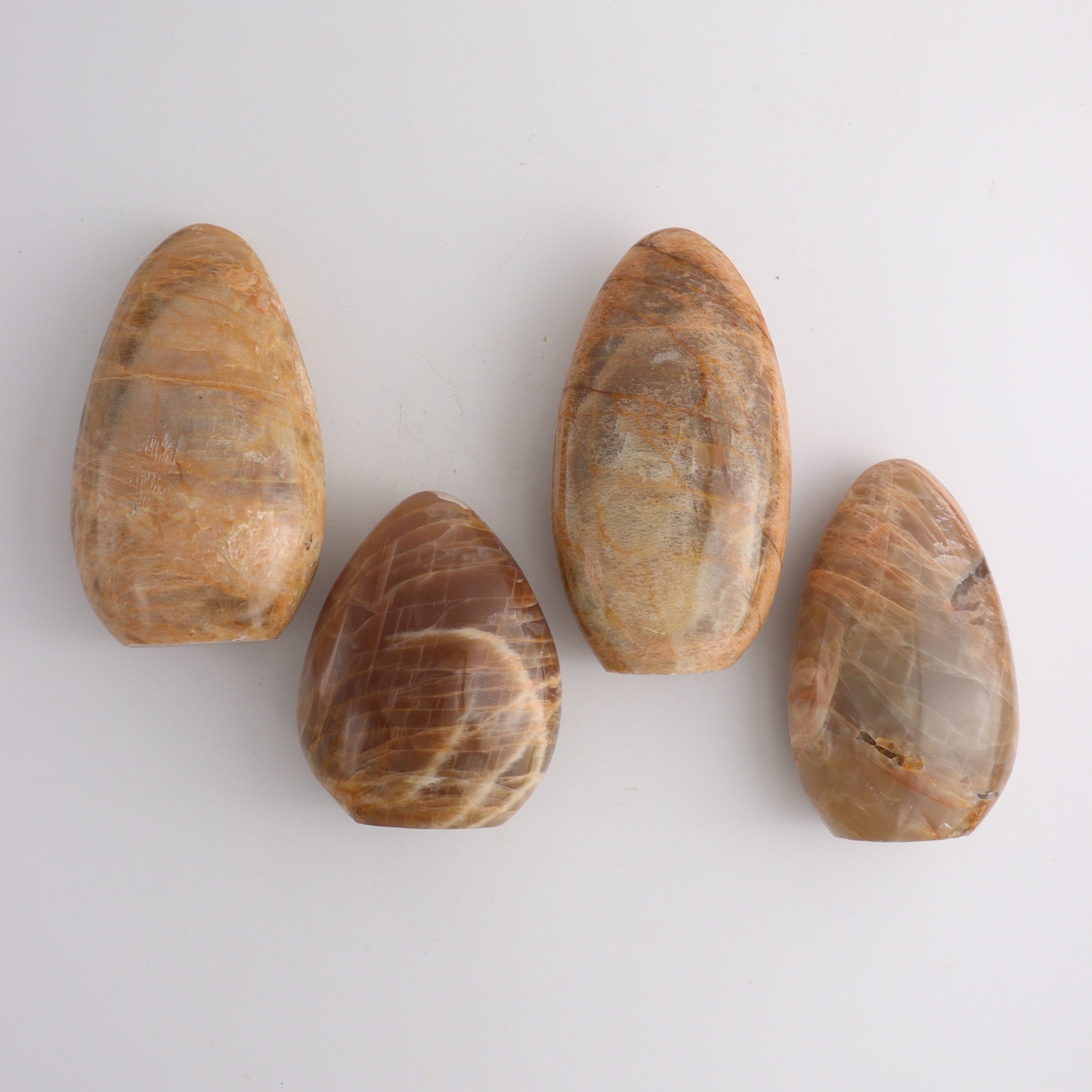 Peach Moonstone Freeforms - Expert Supplier of Wholesale Crystals & Bulk Gemstones