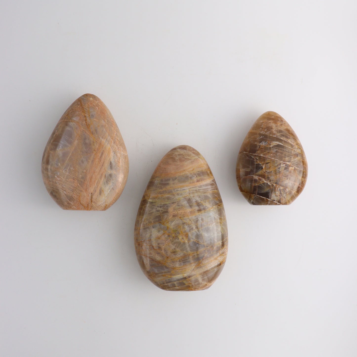 Peach Moonstone Freeforms - Expert Supplier of Wholesale Crystals & Bulk Gemstones
