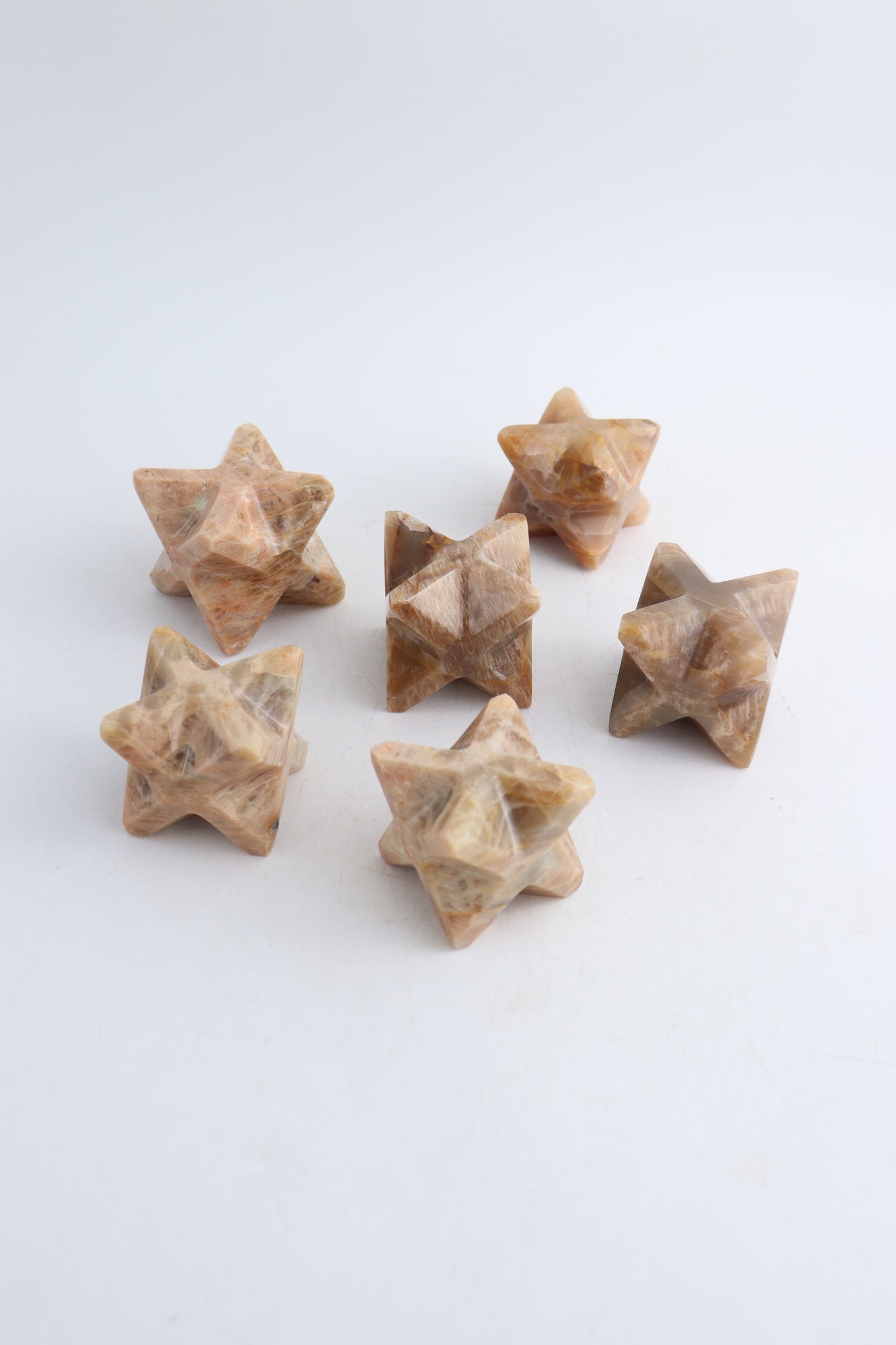 Peach Moonstone Stars - Expert Wholesale and Supplier of Wholesale Crystals & Bulk Gemstones, ["Madagascar","Peach Moonstone","stars"]