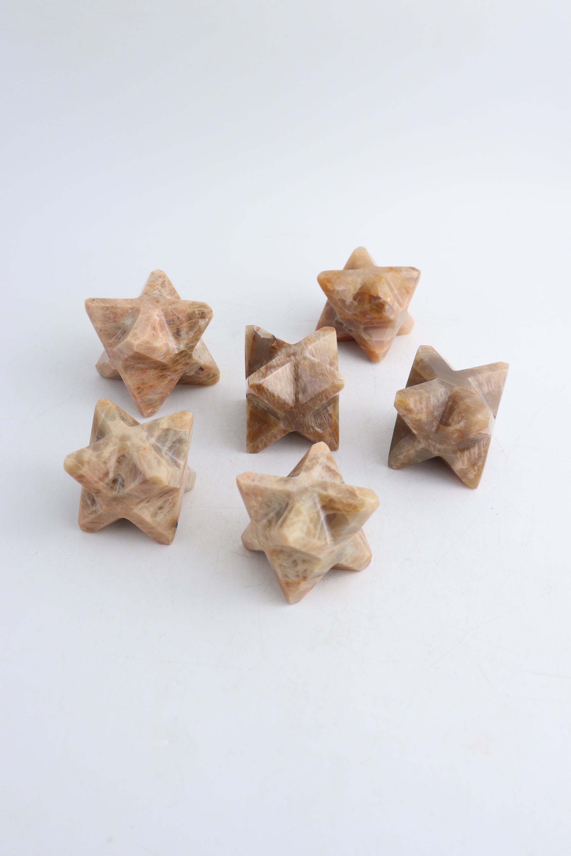 Peach Moonstone Stars - Expert Wholesale and Supplier of Wholesale Crystals & Bulk Gemstones, ["Madagascar","Peach Moonstone","stars"]
