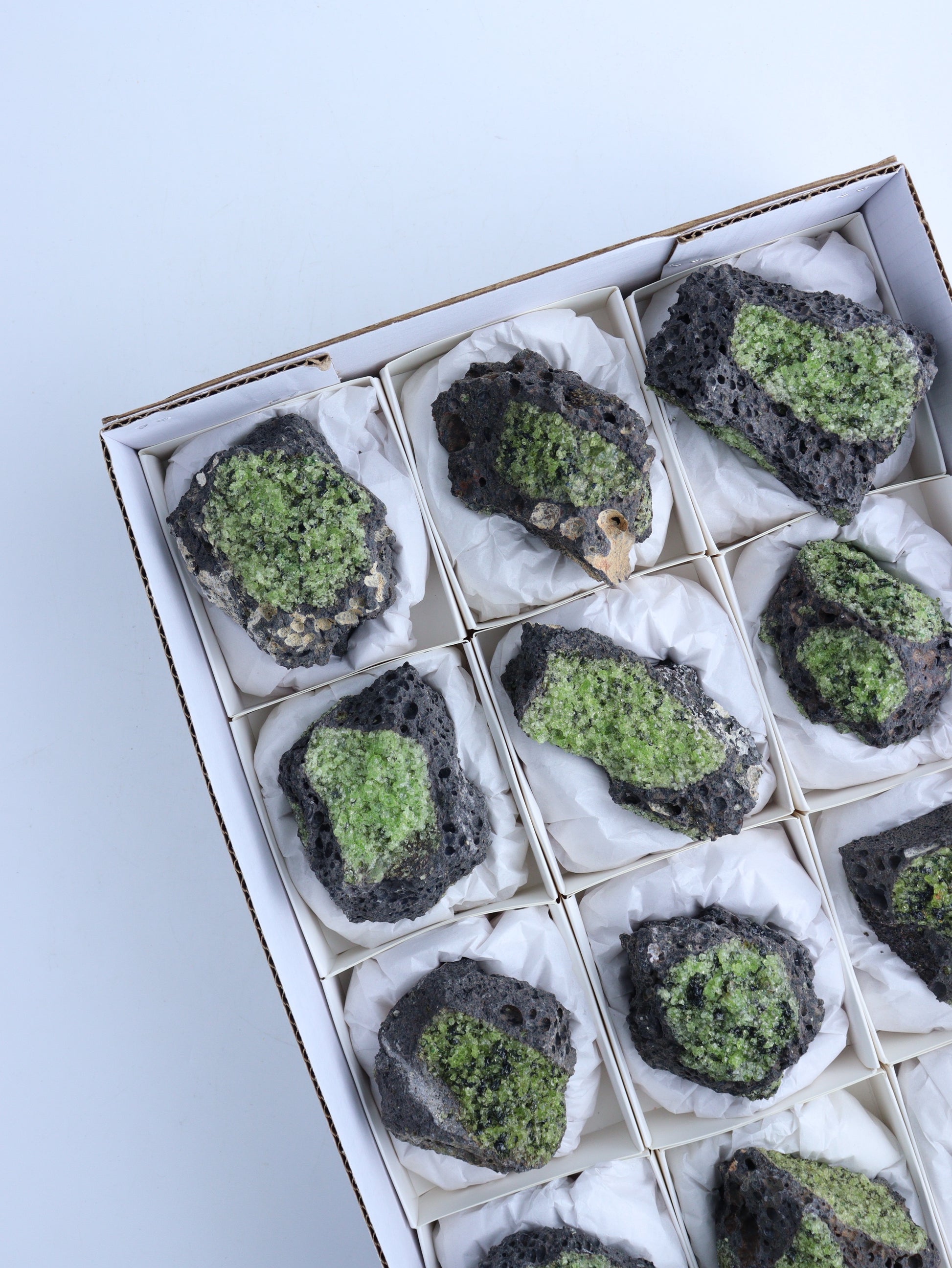 Peridot Flat - Expert Wholesale and Supplier of Wholesale Crystals & Bulk Gemstones, ["Clusters","Flats","Peridot"]