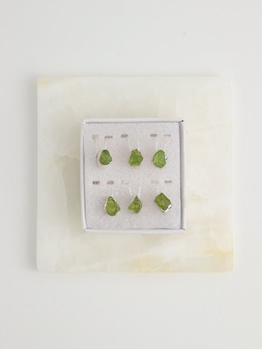 Sterling Silver Peridot Pendants