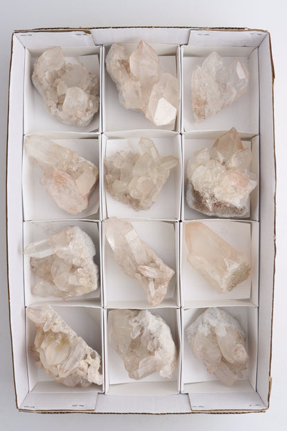 Pink Lemurian Cluster Flat - Expert Supplier of Wholesale Crystals & Bulk Gemstones