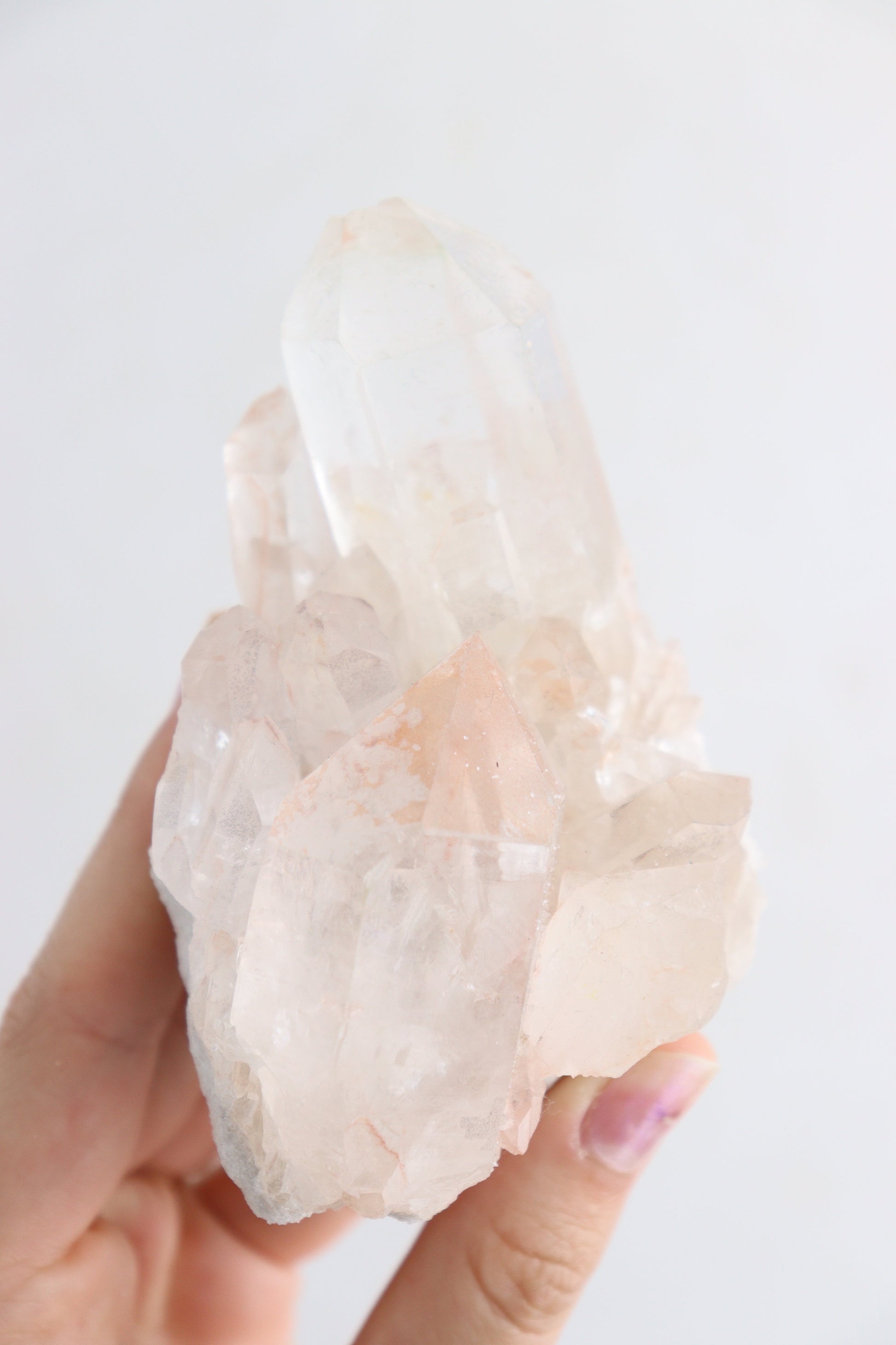 Pink Lemurian Cluster Flat - Expert Supplier of Wholesale Crystals & Bulk Gemstones