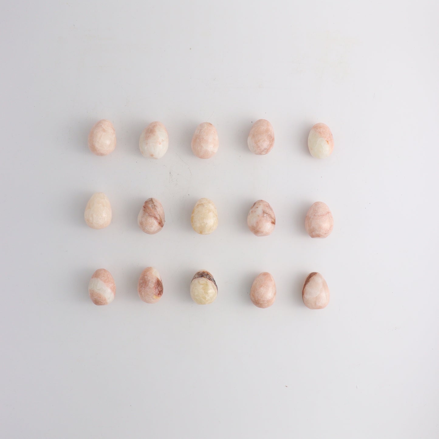 Pink Onyx Mini Eggs Set - Expert Wholesale and Supplier of Wholesale Crystals & Bulk Gemstones, ["Eggs","Mexico","onyx"]