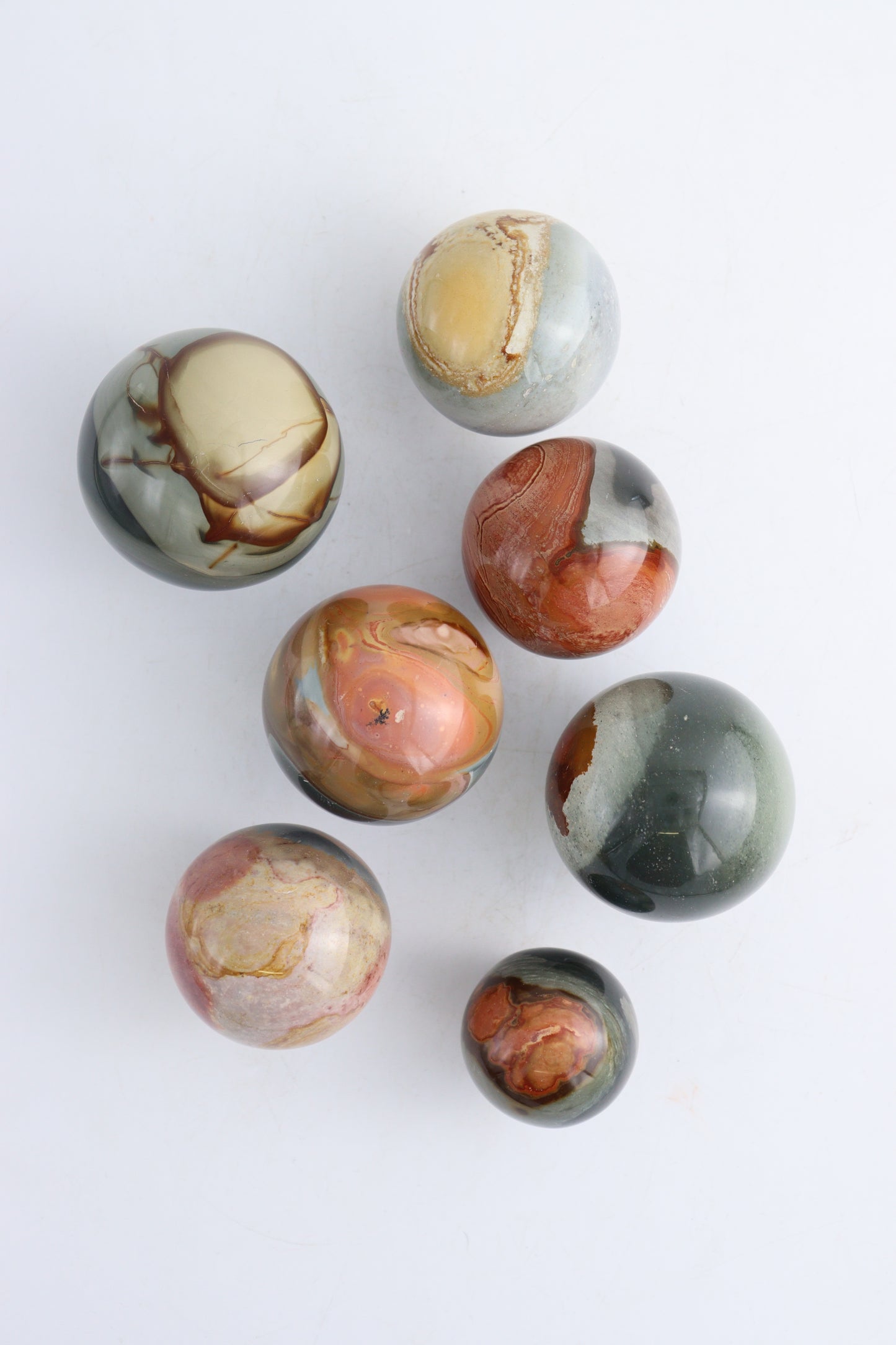 Polychrome Jasper Spheres - Expert Wholesale and Supplier of Wholesale Crystals & Bulk Gemstones, ["Madagascar","Polychrome Jasper","Spheres"]