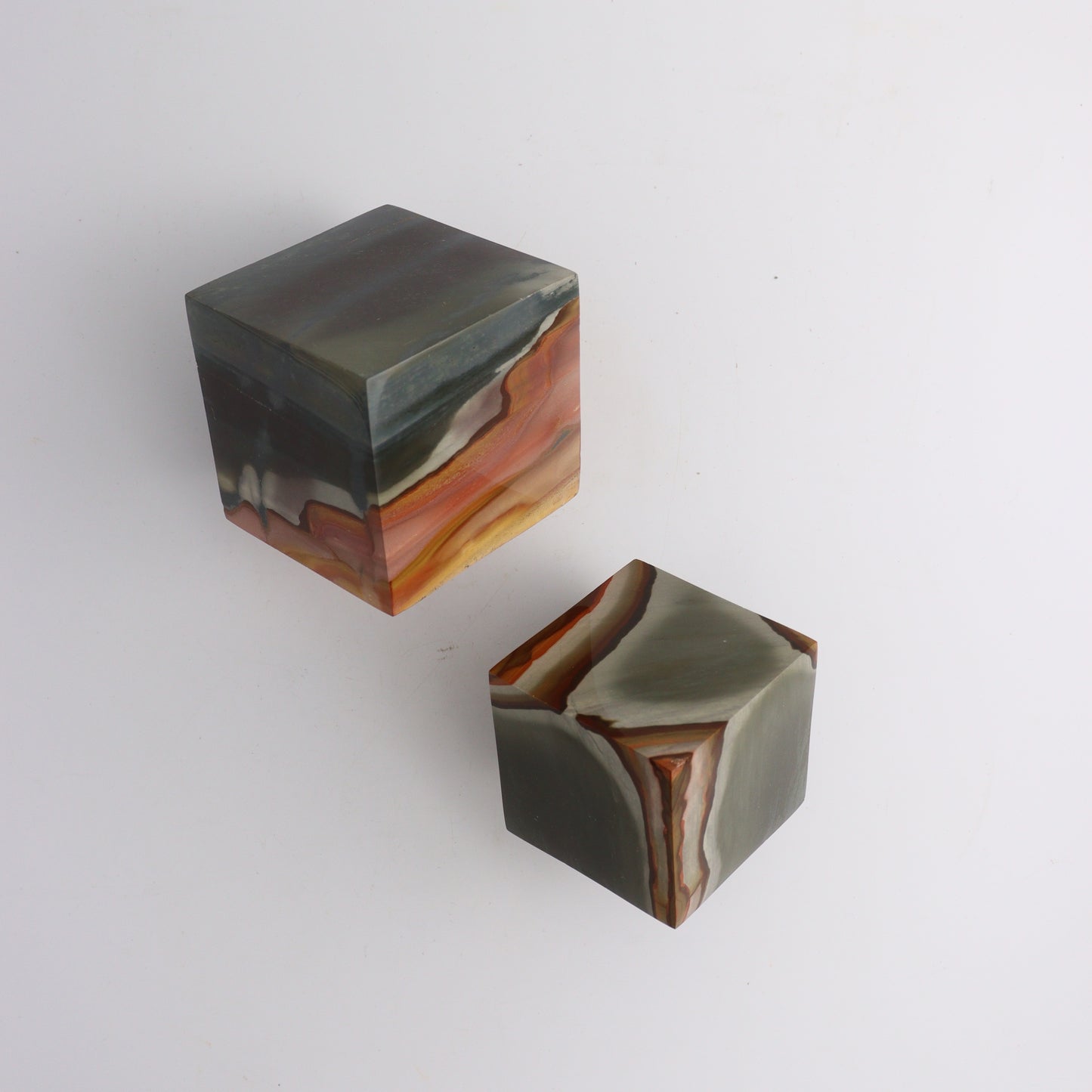 Polychrome Jasper Standing Cubes - Expert Supplier of Wholesale Crystals & Bulk Gemstones