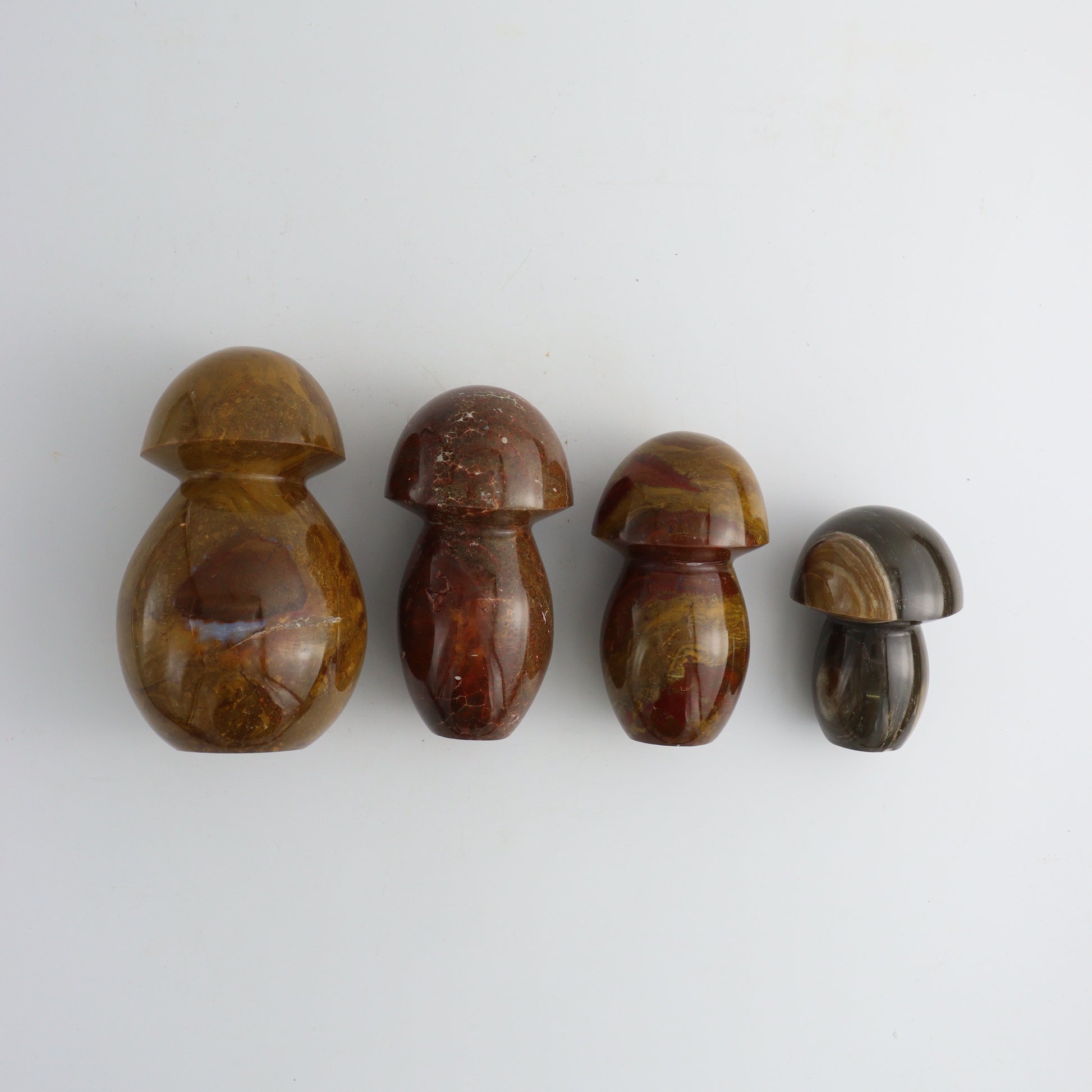 Polychrome Jasper Mushrooms - Expert Wholesale and Supplier of Wholesale Crystals & Bulk Gemstones, ["Freeforms","Madagascar","Mushrooms","Polychrome Jasper"]