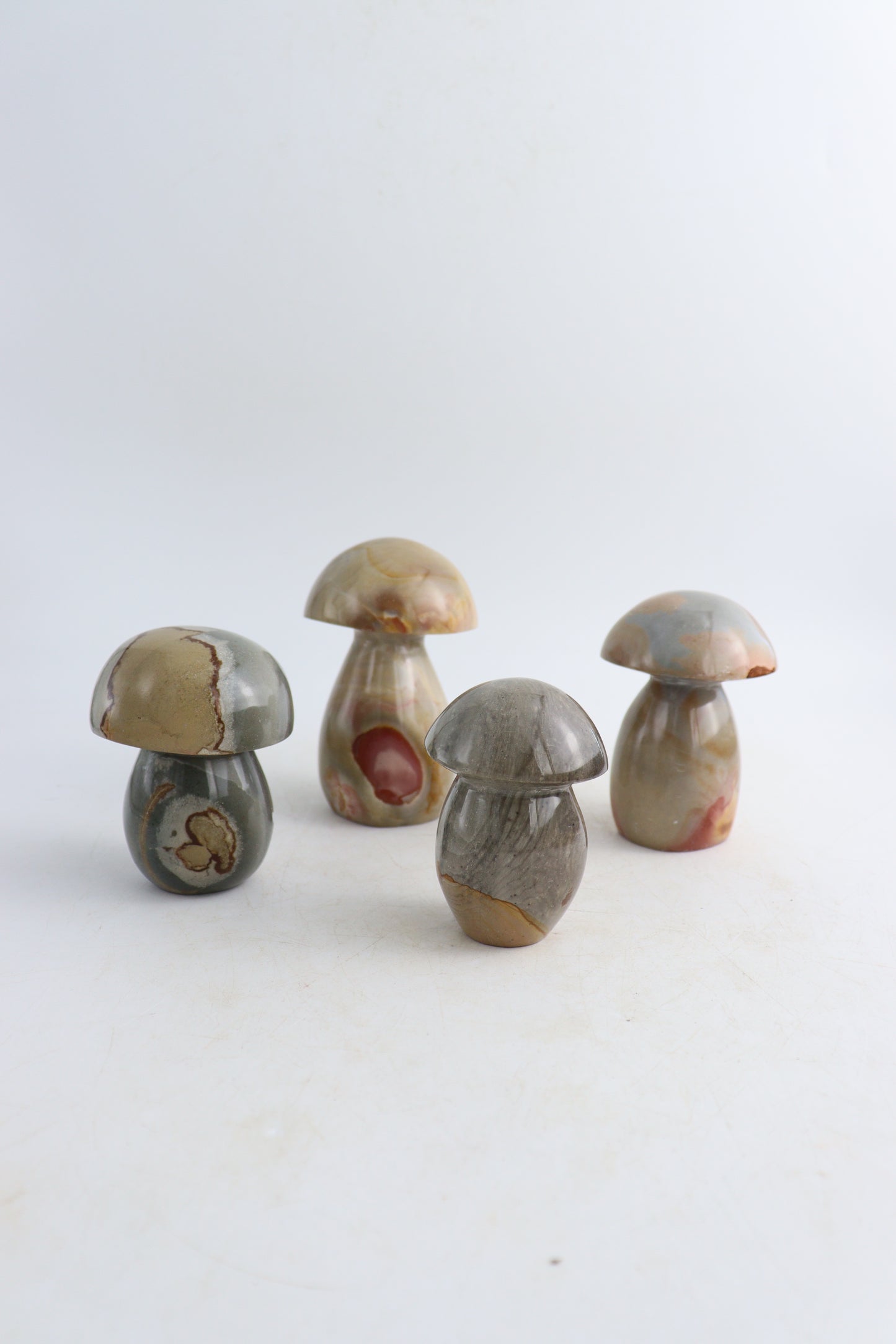 Polychrome Jasper Mushrooms - Expert Supplier of Wholesale Crystals & Bulk Gemstones