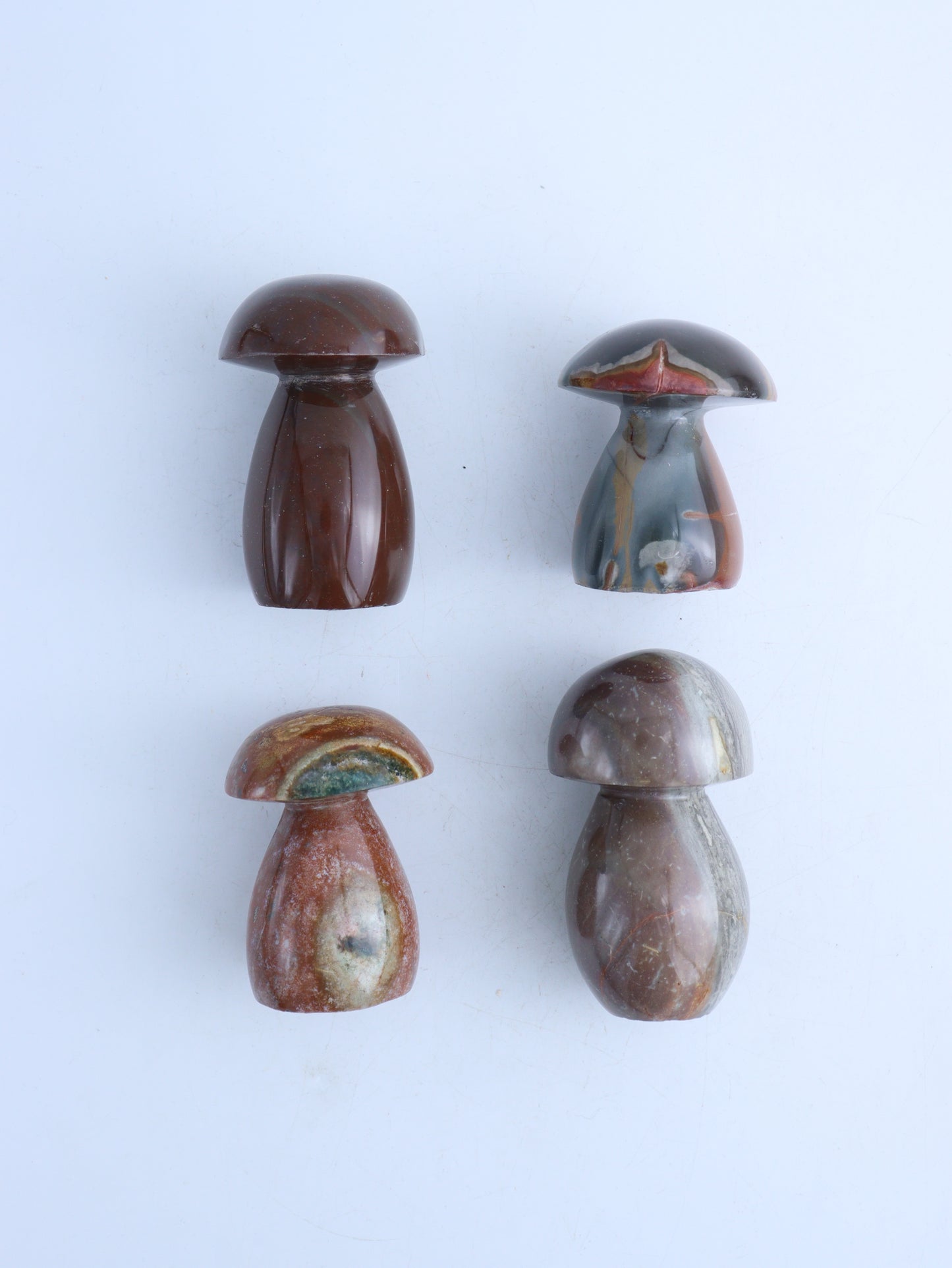 Polychrome Jasper Mushrooms - Expert Wholesale and Supplier of Wholesale Crystals & Bulk Gemstones, ["Mushrooms","Polychrome Jasper"]