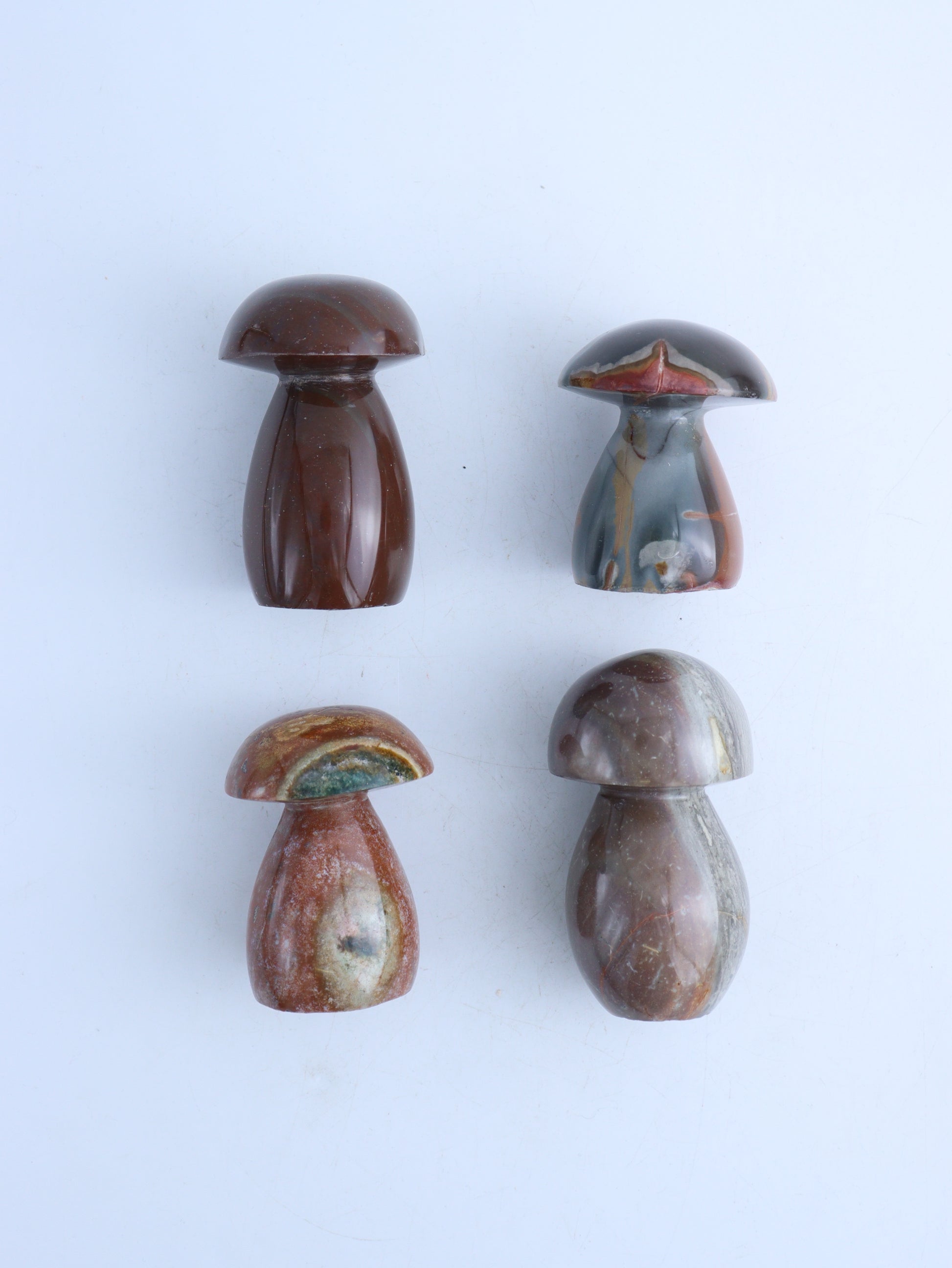 Polychrome Jasper Mushrooms - Expert Wholesale and Supplier of Wholesale Crystals & Bulk Gemstones, ["Mushrooms","Polychrome Jasper"]