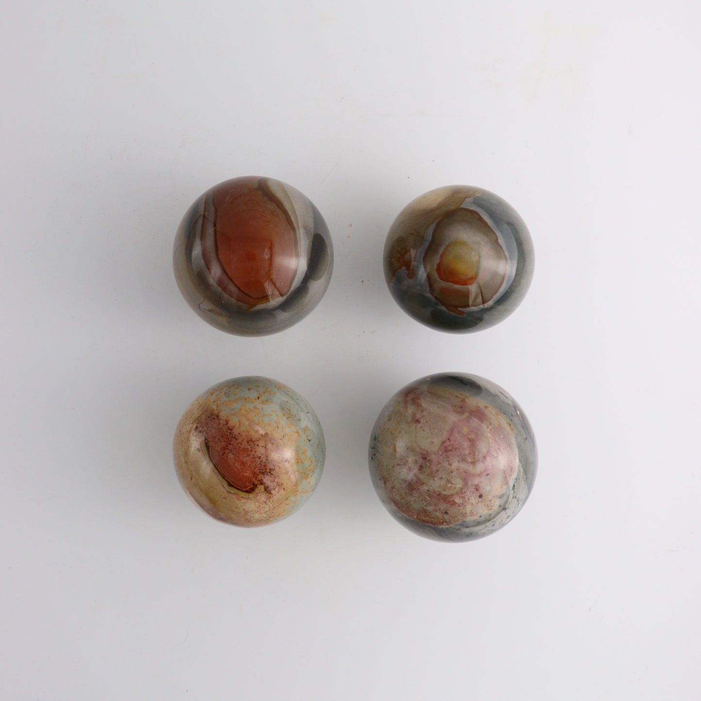 Polychrome Jasper Spheres - Expert Wholesale and Supplier of Wholesale Crystals & Bulk Gemstones, ["Madagascar","Polychrome Jasper","Spheres"]