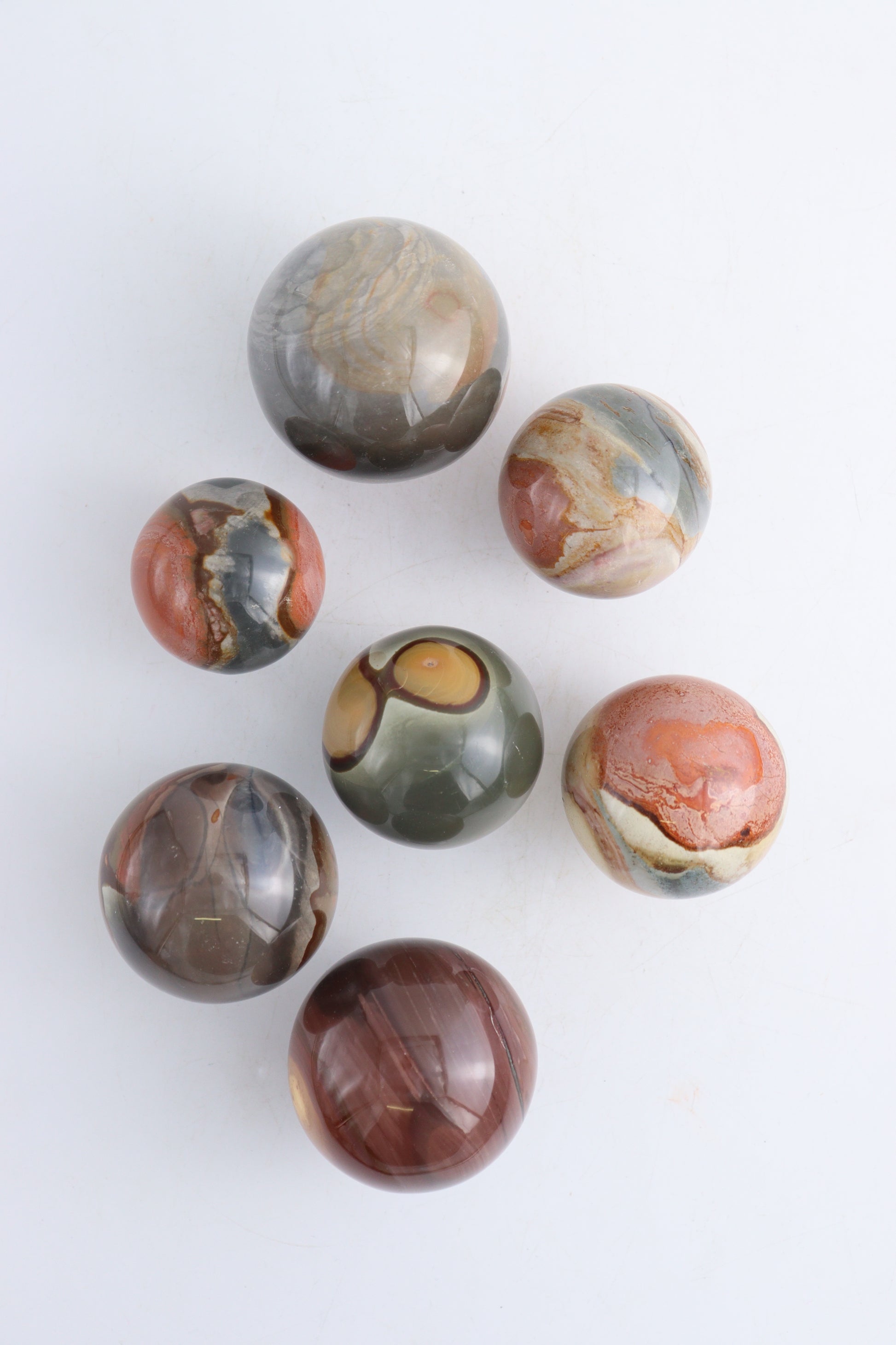 Polychrome Jasper Spheres - Expert Wholesale and Supplier of Wholesale Crystals & Bulk Gemstones, ["Madagascar","Polychrome Jasper","Spheres"]