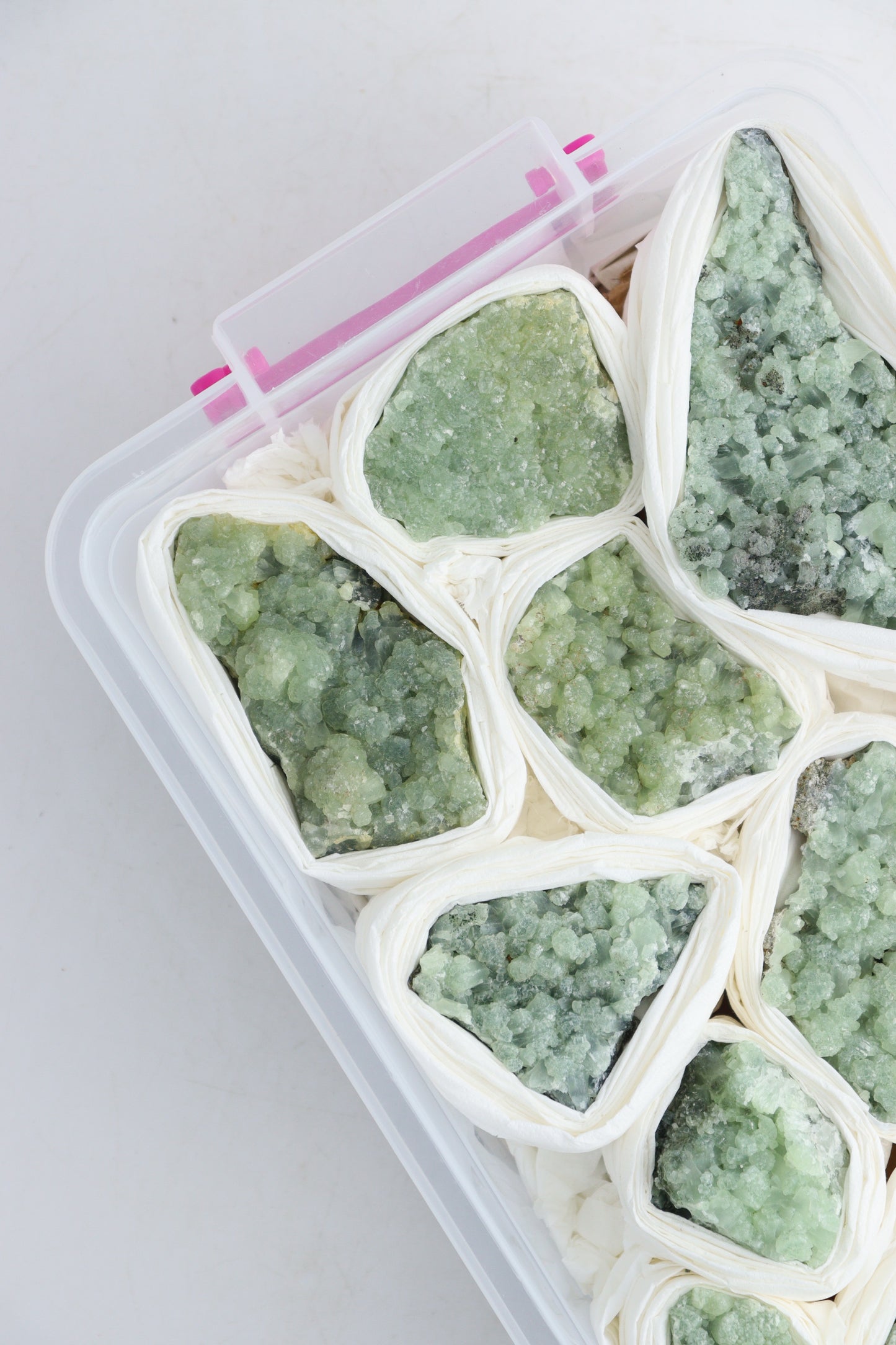 Prehnite Flat - Expert Wholesale and Supplier of Wholesale Crystals & Bulk Gemstones, ["Clusters","Flats","Morocco","Prehnite","Rough"]