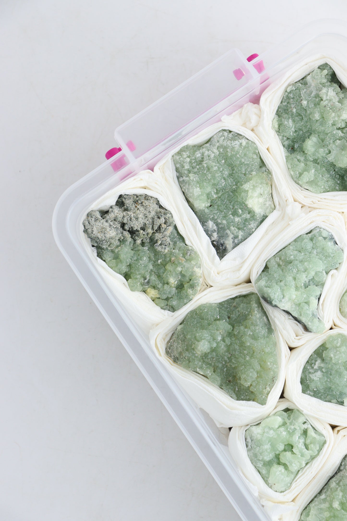 Prehnite Rough Flat - Expert Wholesale and Supplier of Wholesale Crystals & Bulk Gemstones, ["Clusters","Flats","Morocco","Prehnite","Rough"]