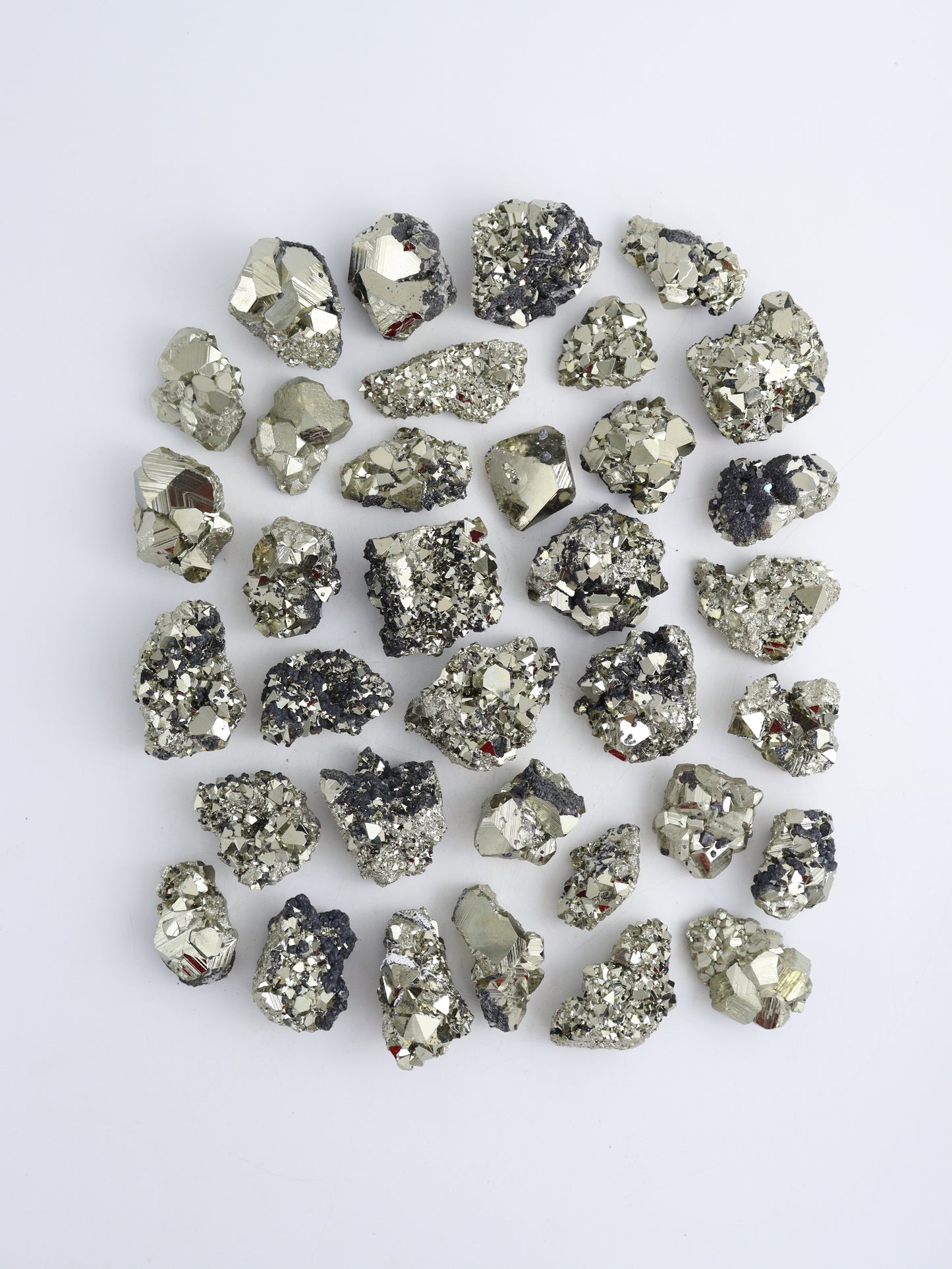 Pyrite Cluster Flat - Expert Wholesale and Supplier of Wholesale Crystals & Bulk Gemstones, ["Clusters","Flats","Pyrite"]