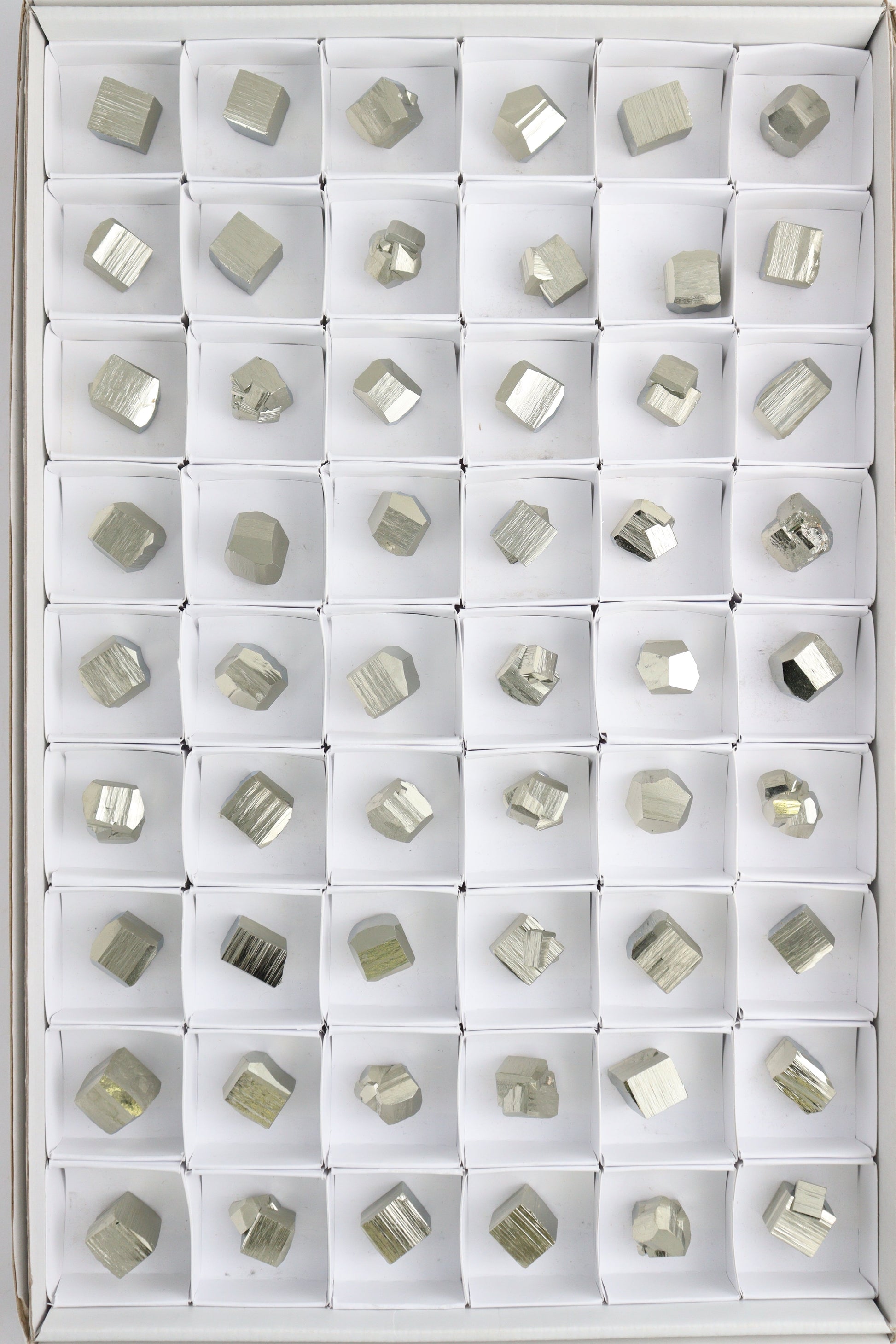 Pyrite Cubes Flat - Expert Supplier of Wholesale Crystals & Bulk Gemstones
