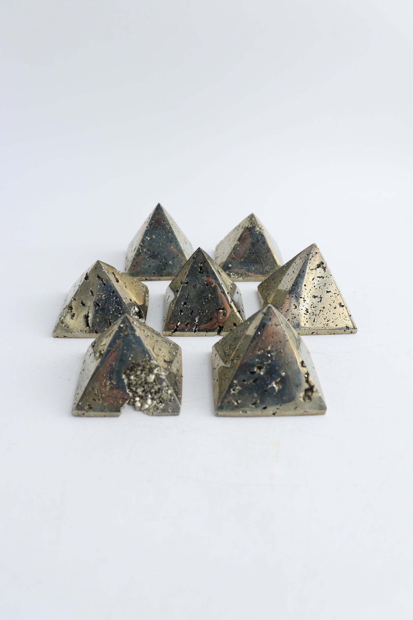 Pyrite Pyramids - Expert Wholesale and Supplier of Wholesale Crystals & Bulk Gemstones, ["Peru","Pyramids","Pyrite"]