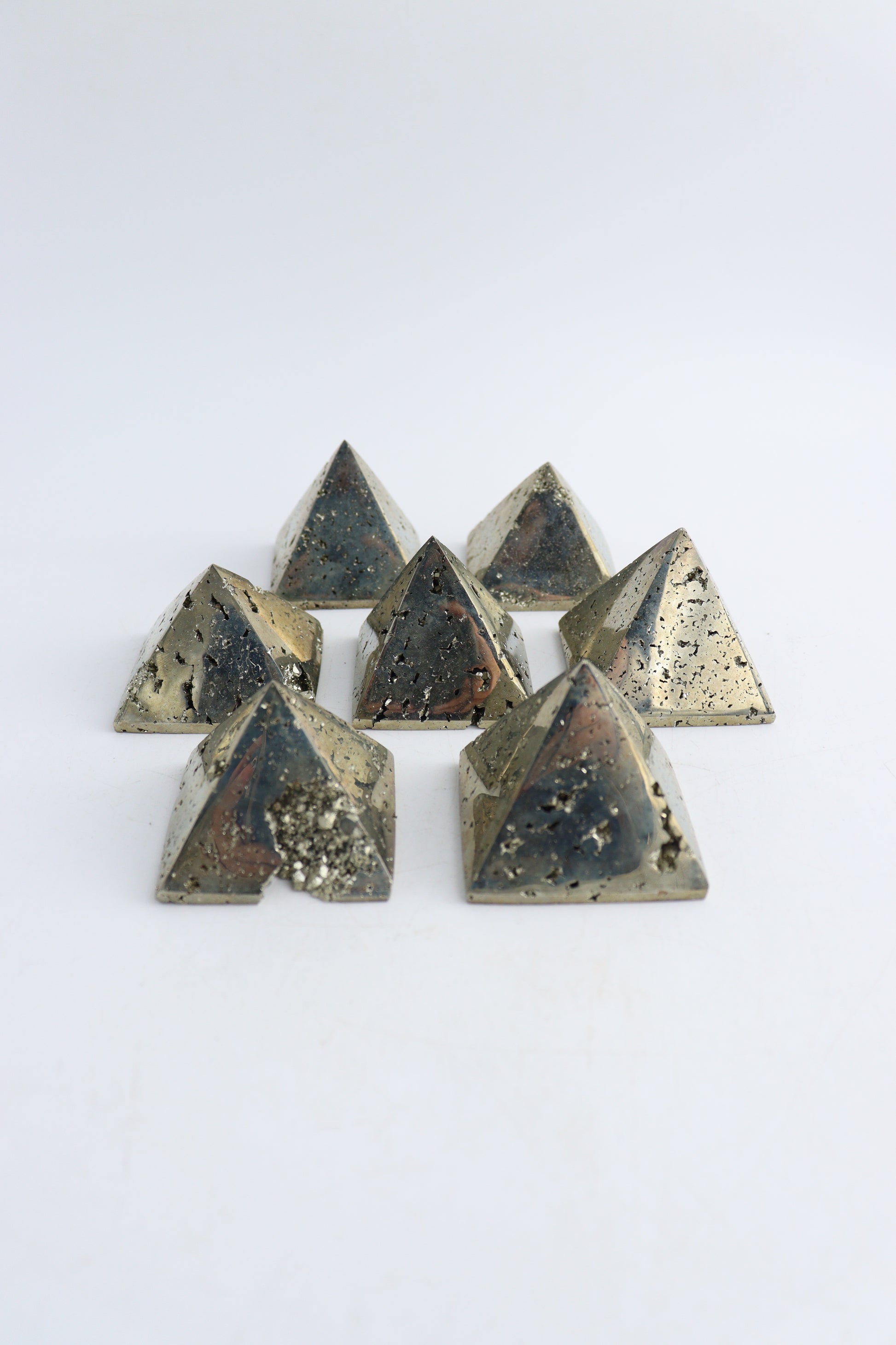 Pyrite Pyramids - Expert Wholesale and Supplier of Wholesale Crystals & Bulk Gemstones, ["Peru","Pyramids","Pyrite"]