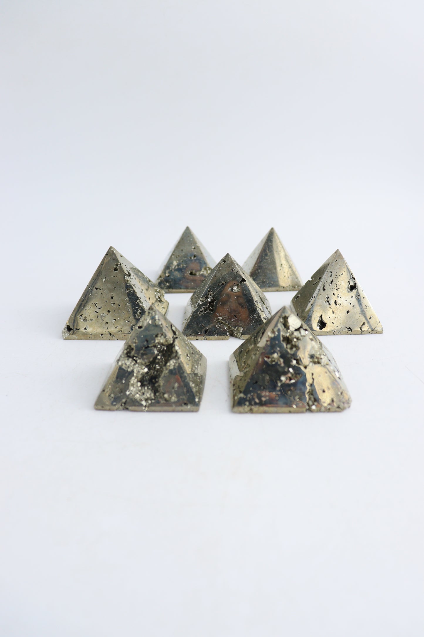 Pyrite Pyramids - Expert Wholesale and Supplier of Wholesale Crystals & Bulk Gemstones, ["Peru","Pyramids","Pyrite"]