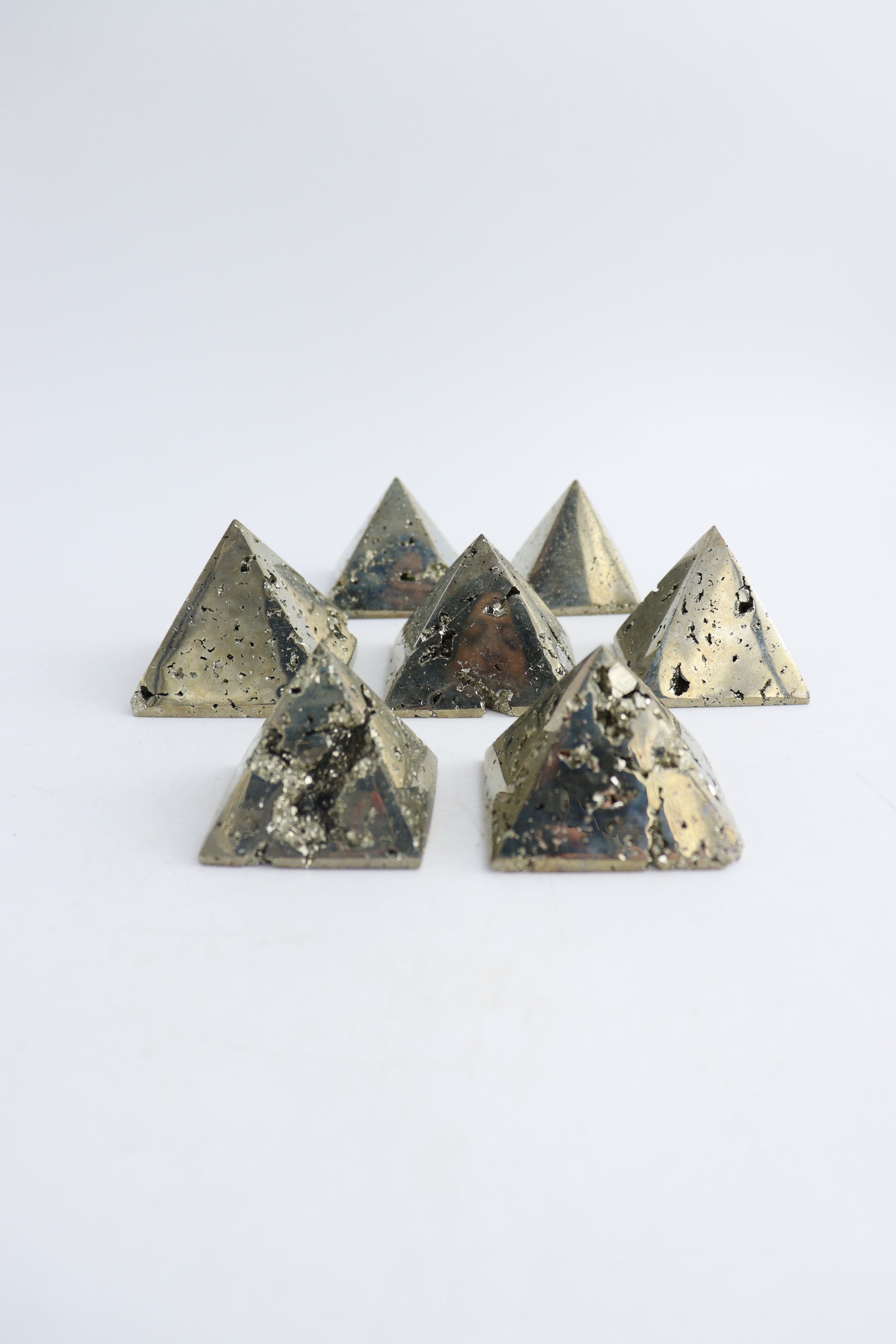 Pyrite Pyramids - Expert Wholesale and Supplier of Wholesale Crystals & Bulk Gemstones, ["Peru","Pyramids","Pyrite"]