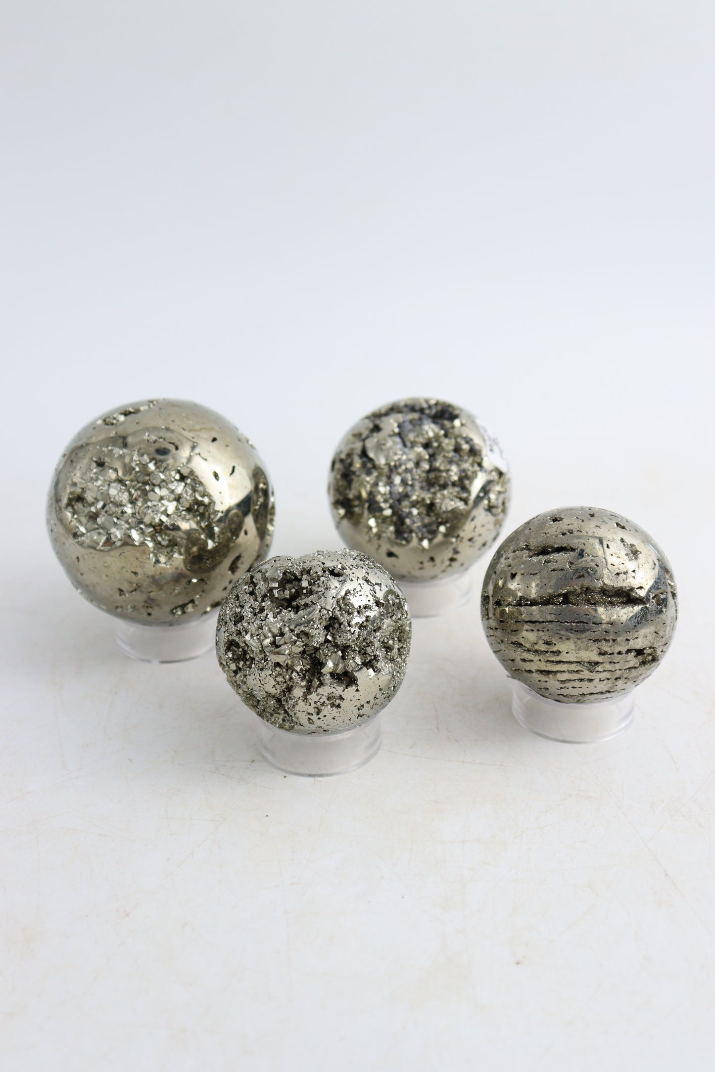 Pyrite Spheres - Expert Supplier of Wholesale Crystals & Bulk Gemstones