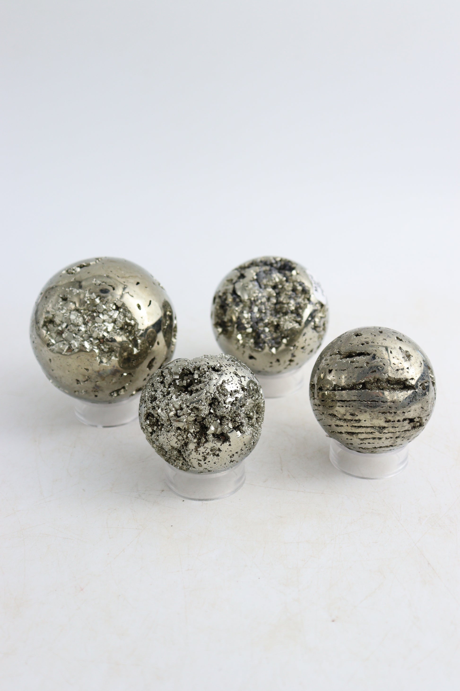 Pyrite Spheres - Expert Supplier of Wholesale Crystals & Bulk Gemstones