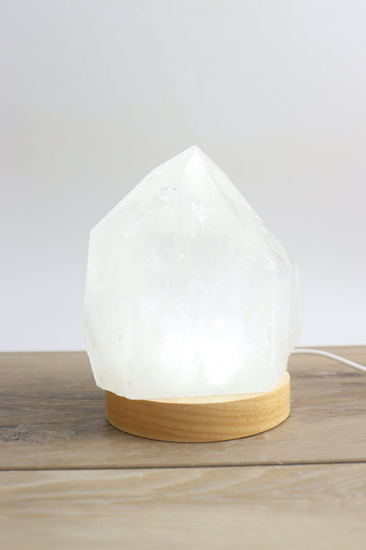 Quartz Tower With LED Lamp