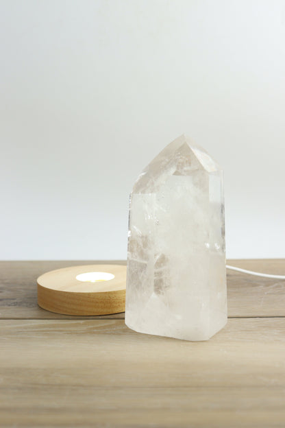 Quartz Tower With LED Lamp - Expert Supplier of Wholesale Crystals & Bulk Gemstones