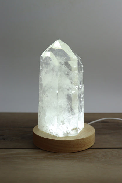 Quartz Tower With LED Lamp - Expert Supplier of Wholesale Crystals & Bulk Gemstones