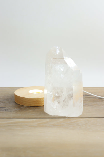 Quartz Tower With LED Lamp - Expert Supplier of Wholesale Crystals & Bulk Gemstones