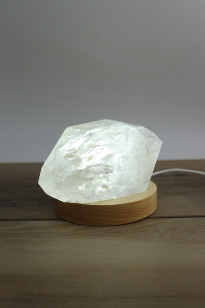 Quartz Tower With LED Lamp