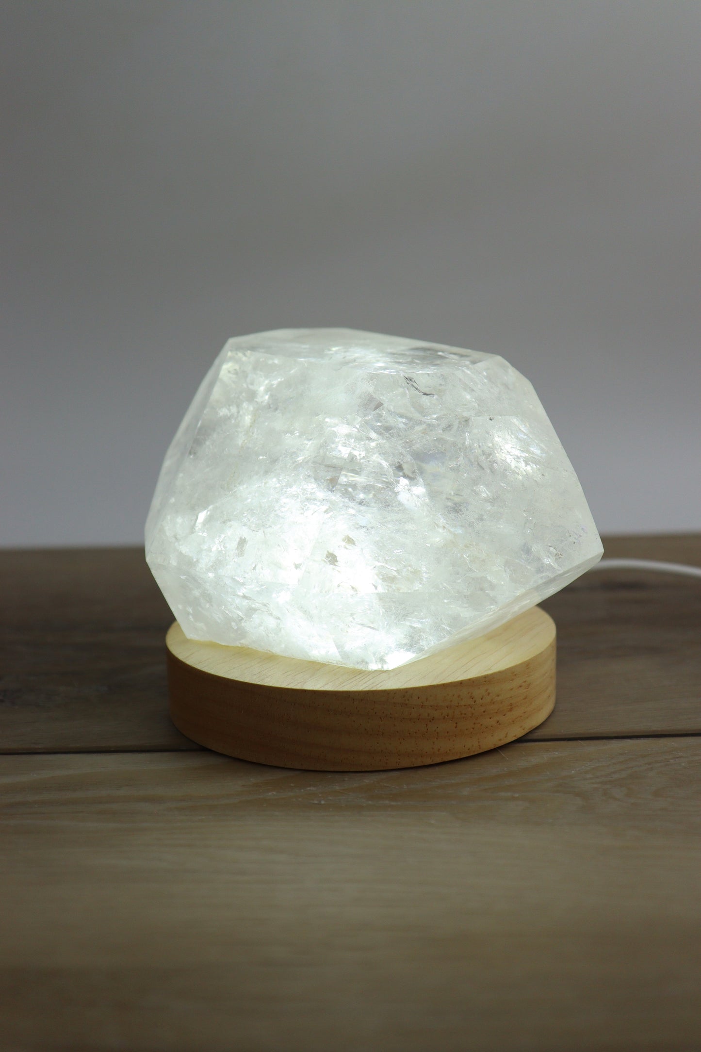 Quartz Tower With LED Lamp