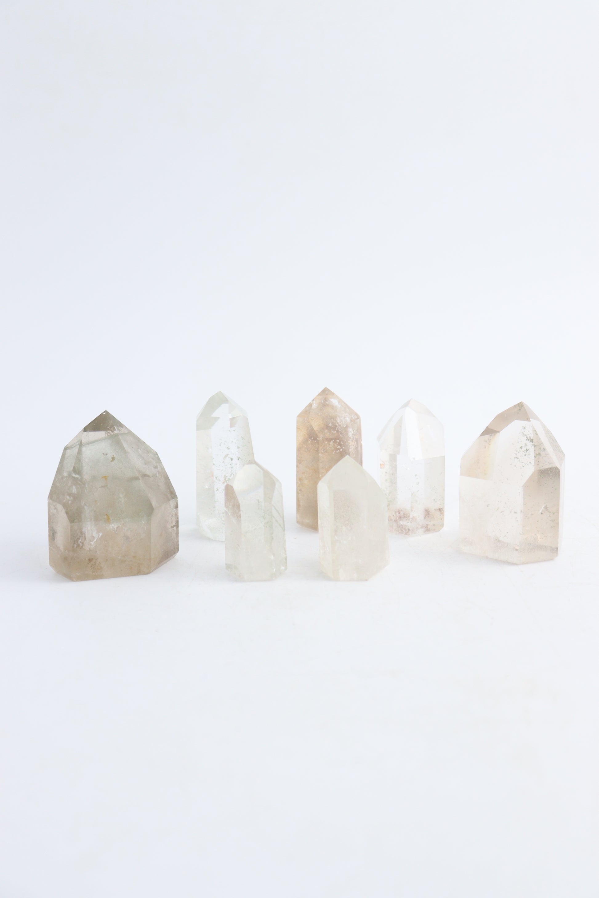 Quartz Towers (7 Pieces) - Expert Wholesale and Supplier of Wholesale Crystals & Bulk Gemstones, ["Quartz","Towers"]