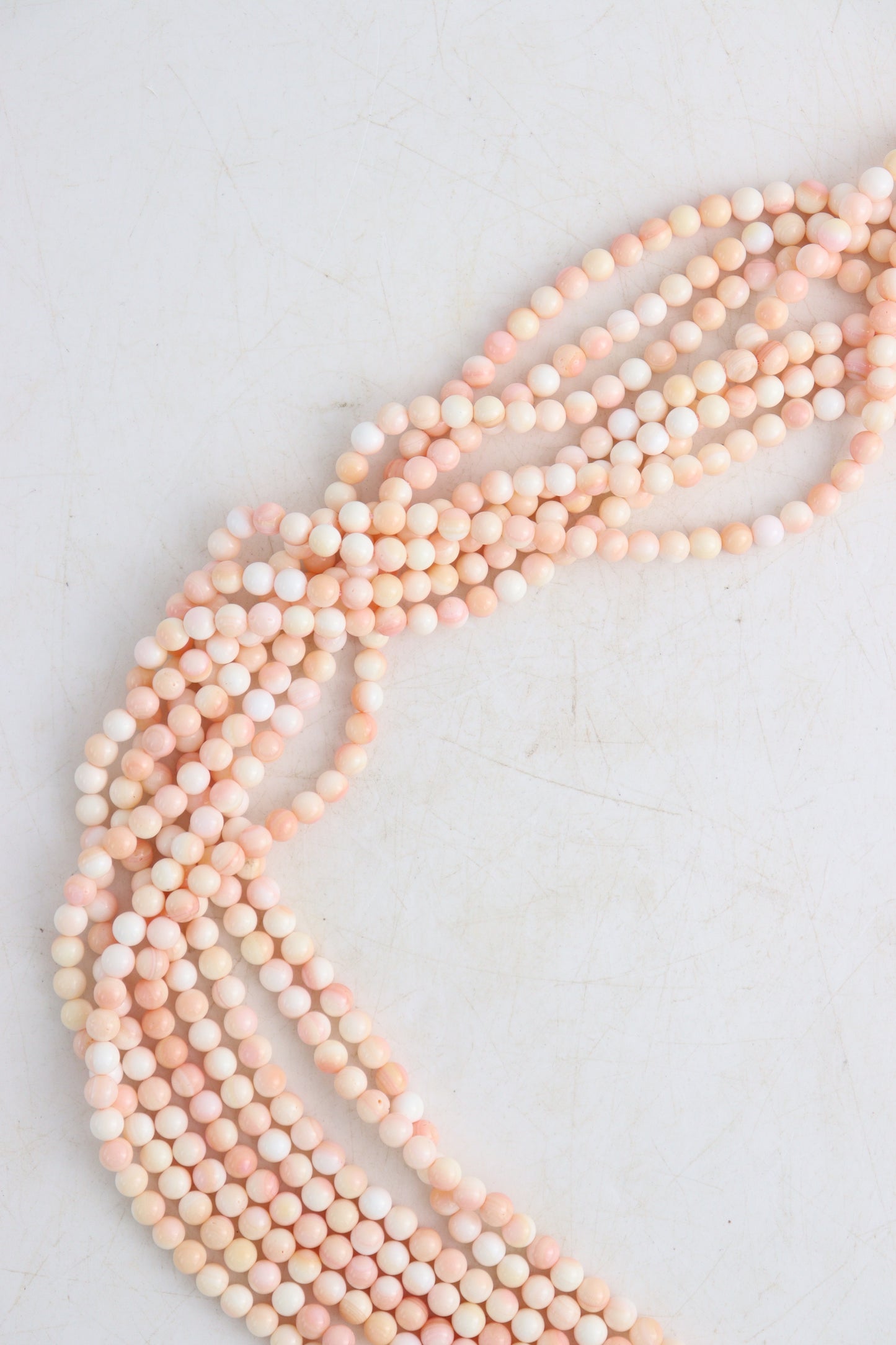 Queen Conch 6mm Round Beads