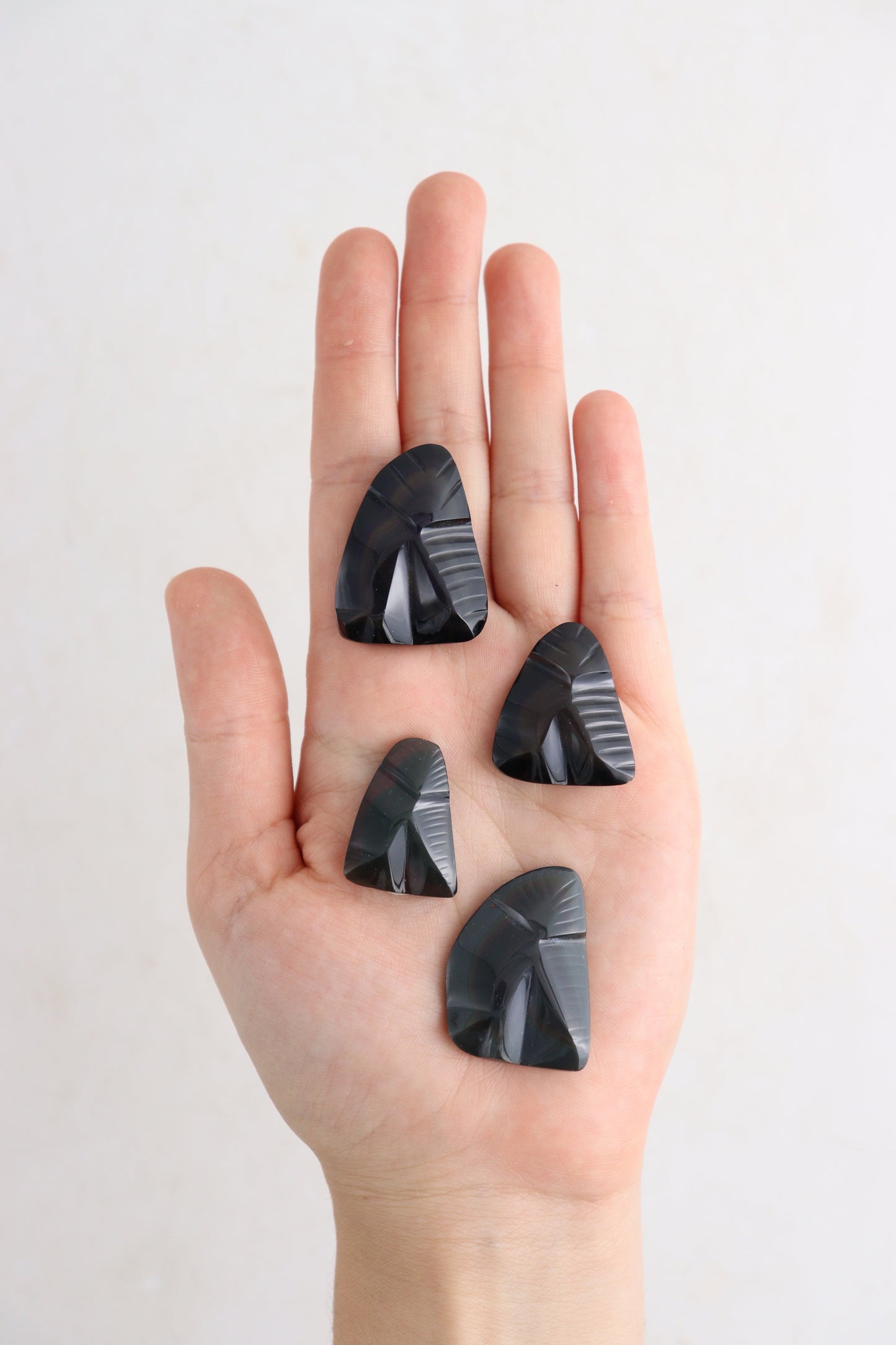 Rainbow Obsidian Carvings