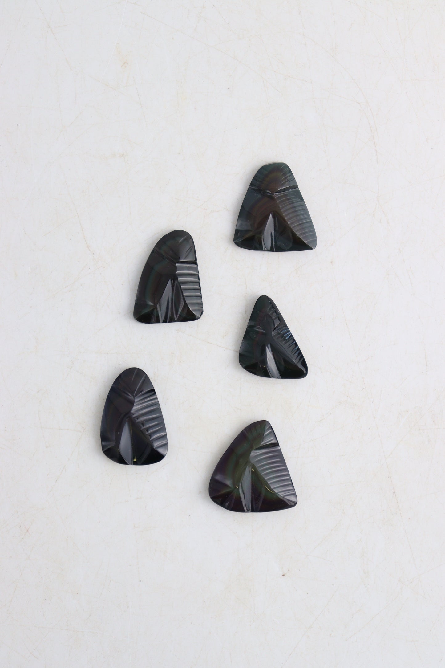 Rainbow Obsidian Carvings