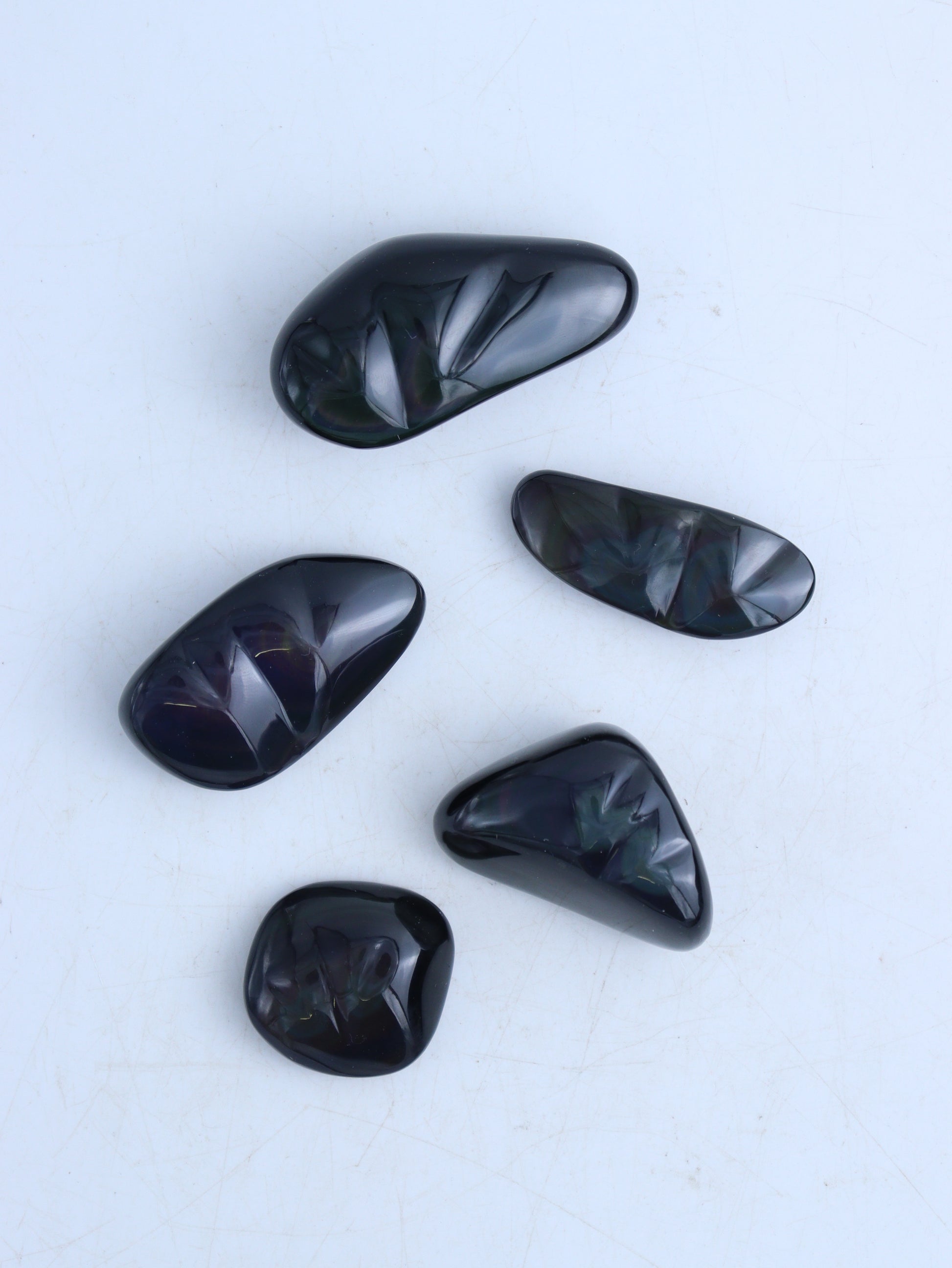 Rainbow Obsidian Double Hearts - Expert Wholesale and Supplier of Wholesale Crystals & Bulk Gemstones, ["Hearts","Mixed Carvings","Rainbow Obsidian"]