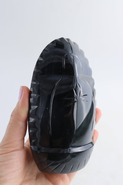 Rainbow Obsidian Virgin Mary