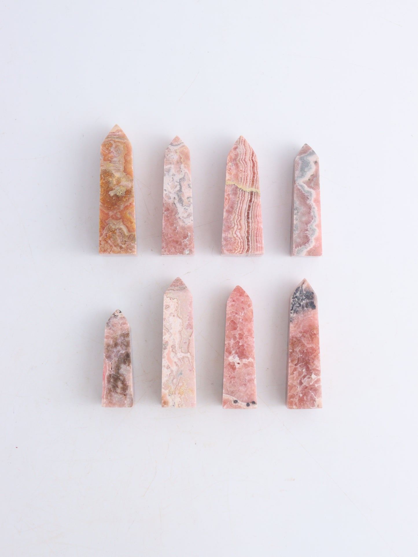 Rhodochrosite Small Towers - Expert Wholesale and Supplier of Wholesale Crystals & Bulk Gemstones, ["Rhodochrosite","Towers"]
