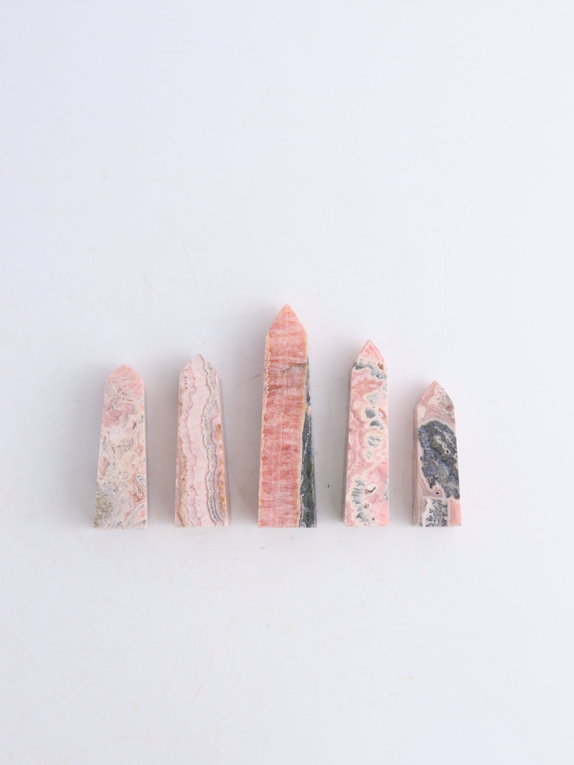 Rhodochrosite Small Towers - Expert Wholesale and Supplier of Wholesale Crystals & Bulk Gemstones, ["Rhodochrosite","Towers"]