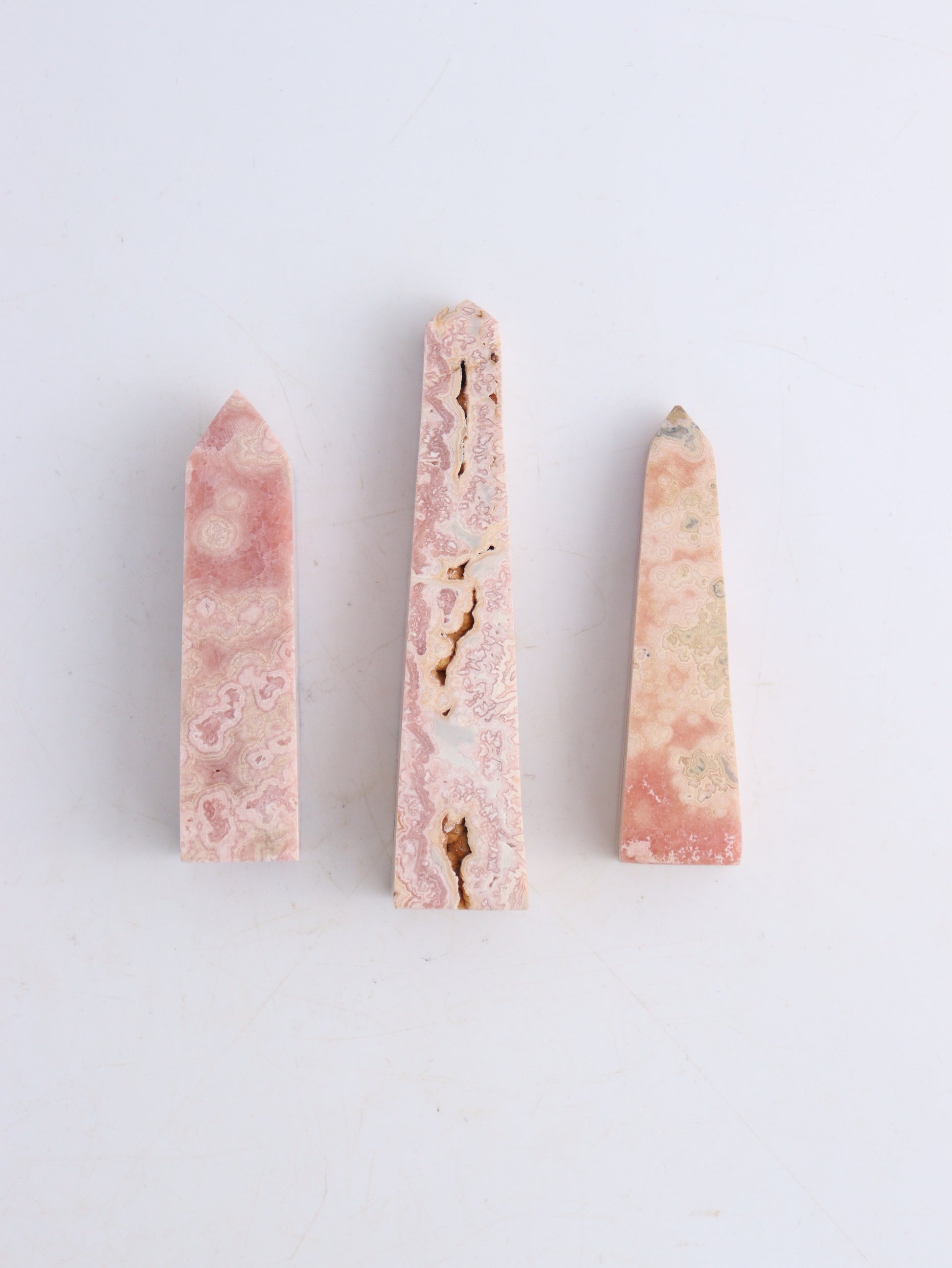Rhodochrosite Small Towers - Expert Wholesale and Supplier of Wholesale Crystals & Bulk Gemstones, ["Rhodochrosite","Towers"]
