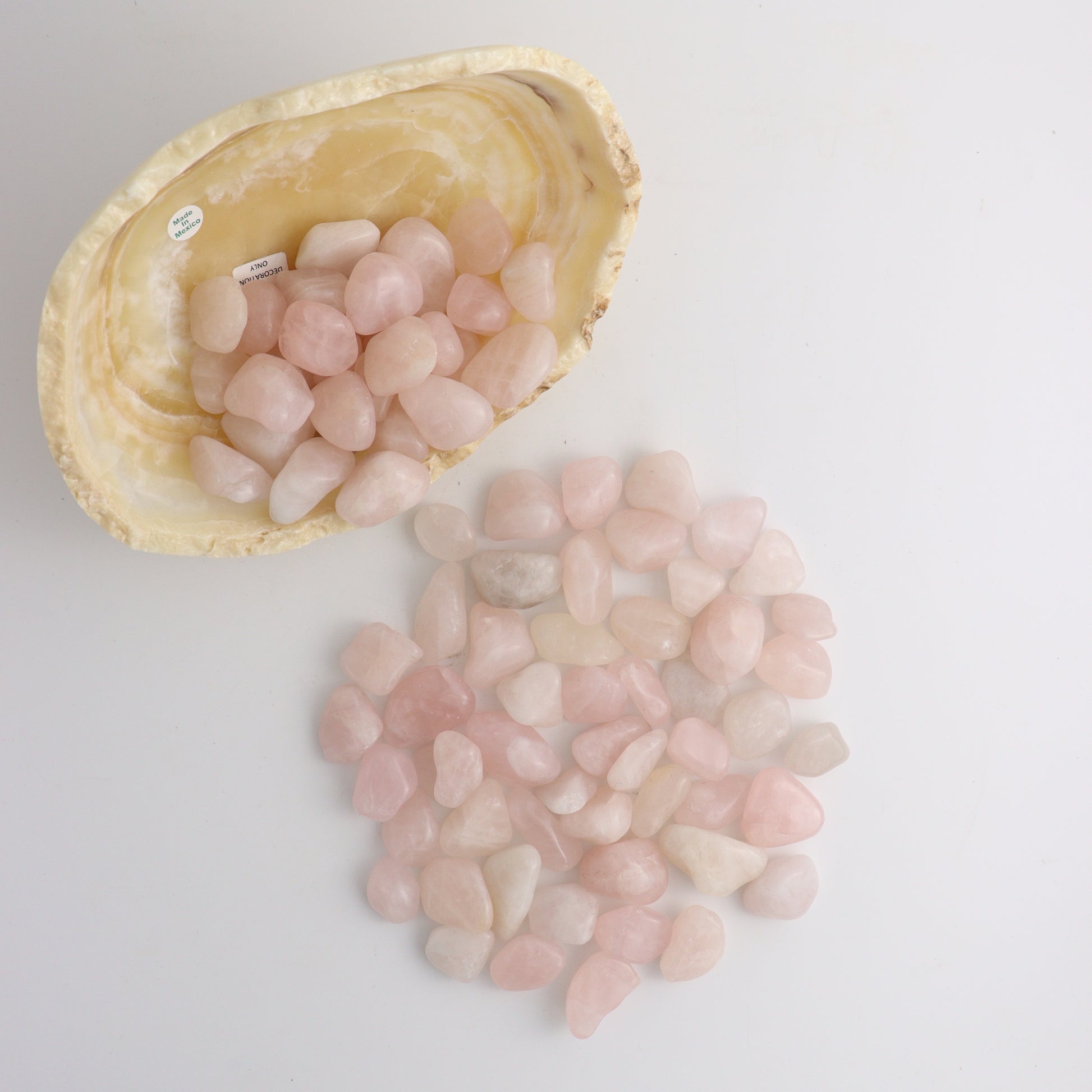 1 Kg Rose Quartz Tumbles - Mi Esperanza Minerals