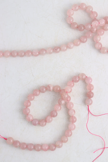 Rose Quartz 10mm Round Beads